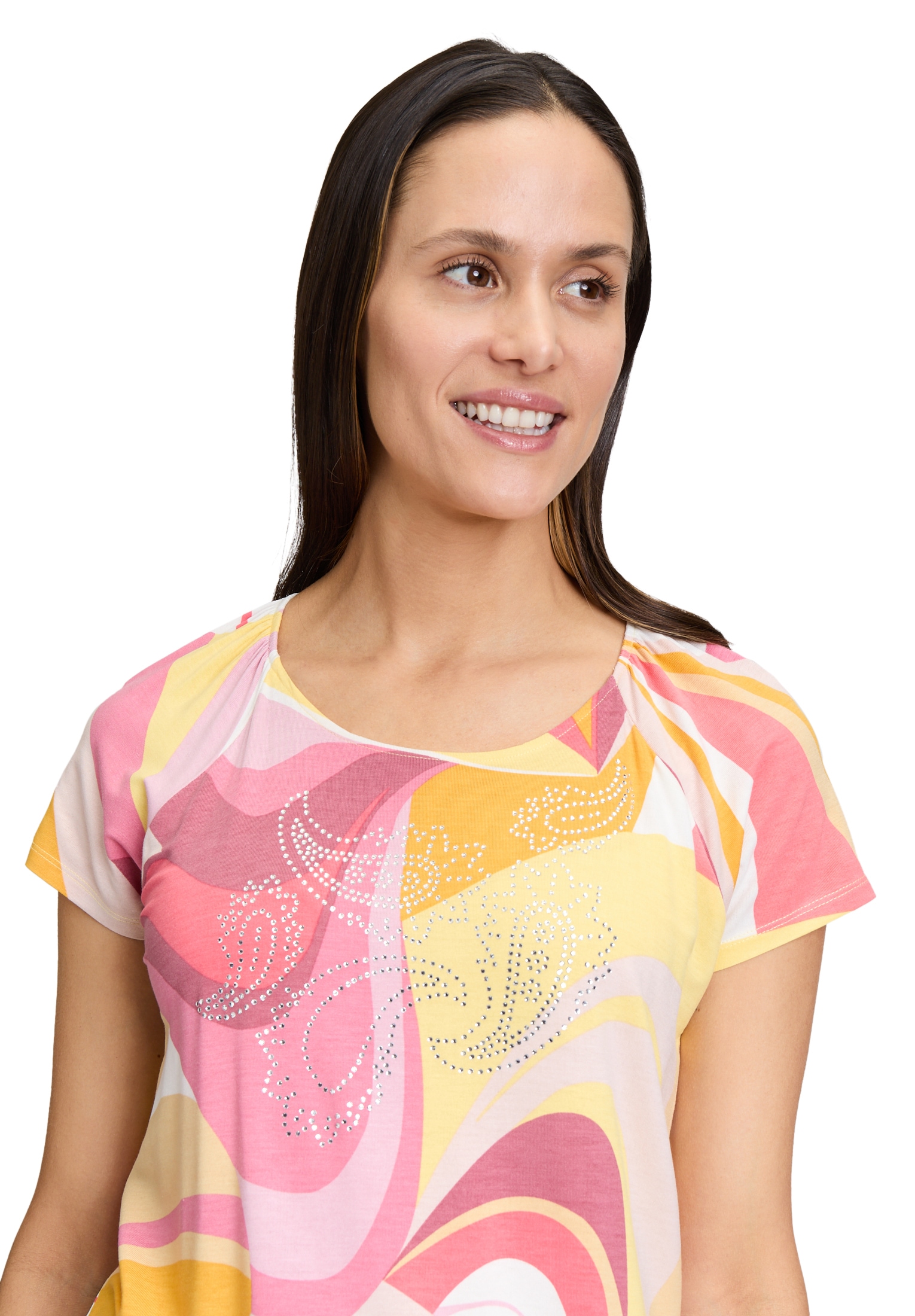 Betty Barclay T-Shirt »Printshirt mit Gummizug«