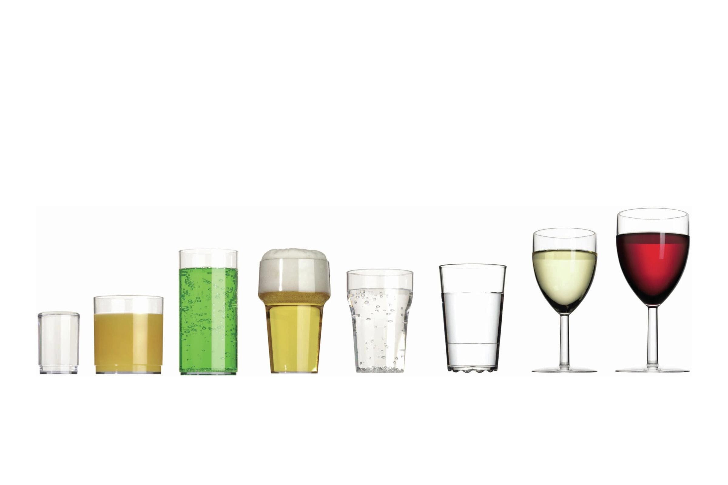 Mepal Weinglas »Kunststoff-Weißweingläser 200 ml 6er Set transparent«