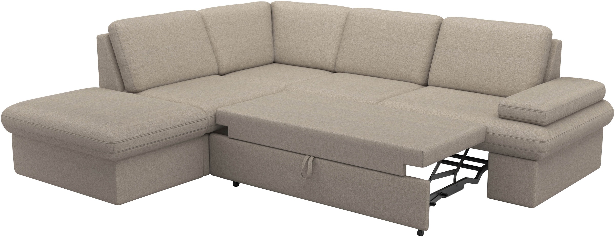 sit&more Ecksofa »Moreno«, mit Armteilverstellung,wahlweise mit Bettfunktion