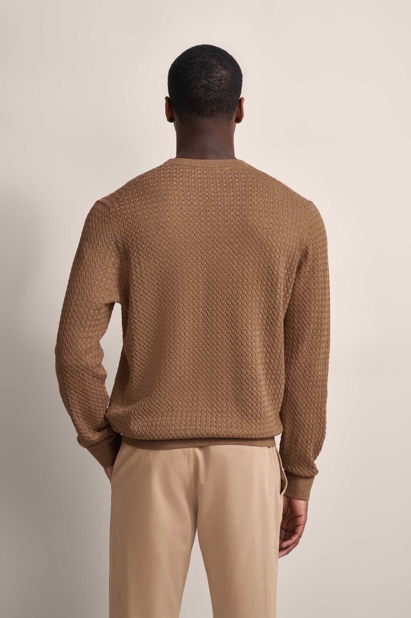 bugatti Strickpullover, mit Geflechtstruktur