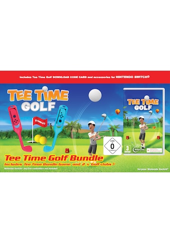 Spielesoftware »Tee Time Golf (Code in a Box) Bundle inkl. 2 Golfschlägern«, Nintendo...
