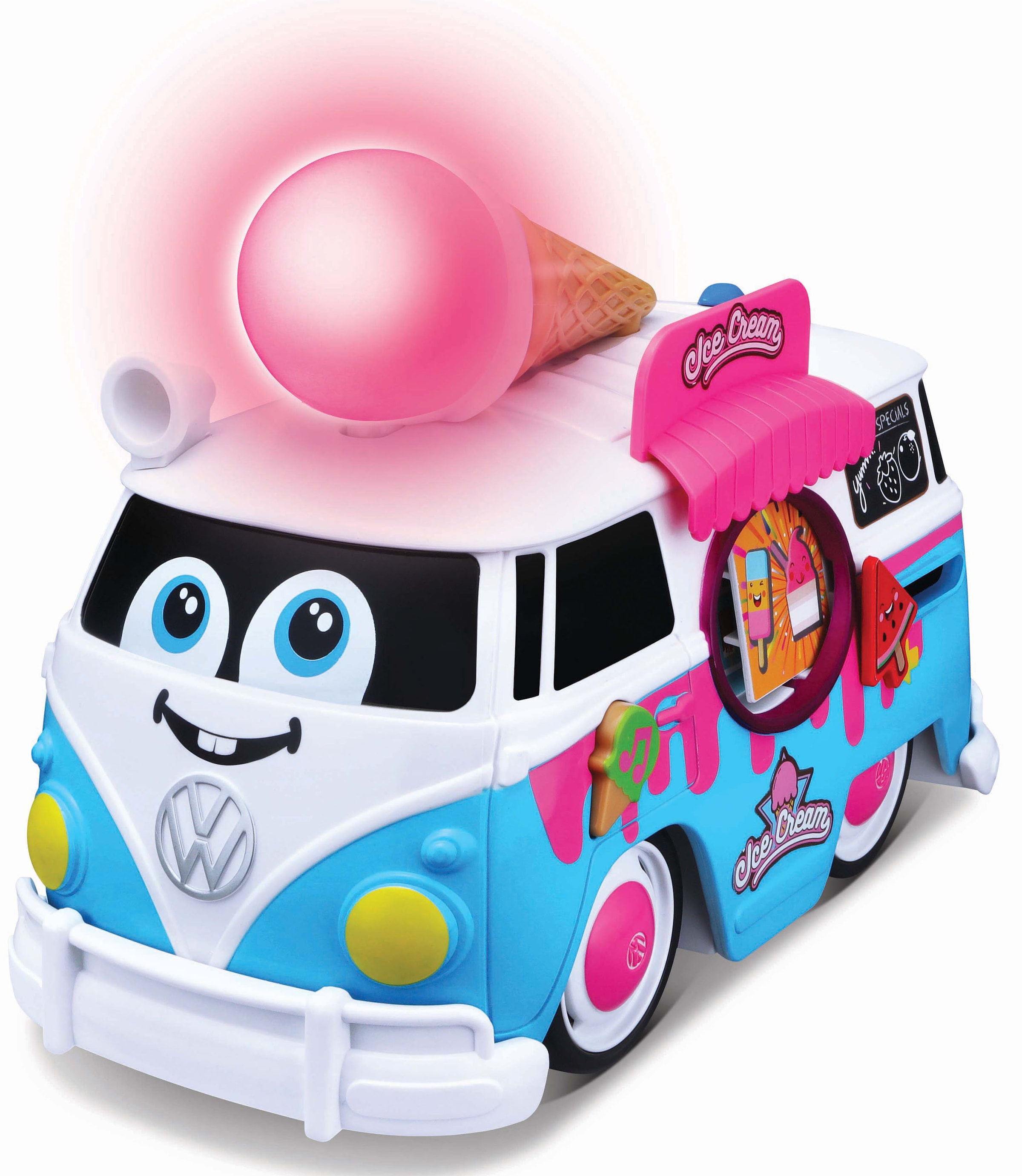 Spielzeug-Bus »VW Magic Ice Cream Bus«, mit Licht- und Soundeffekten