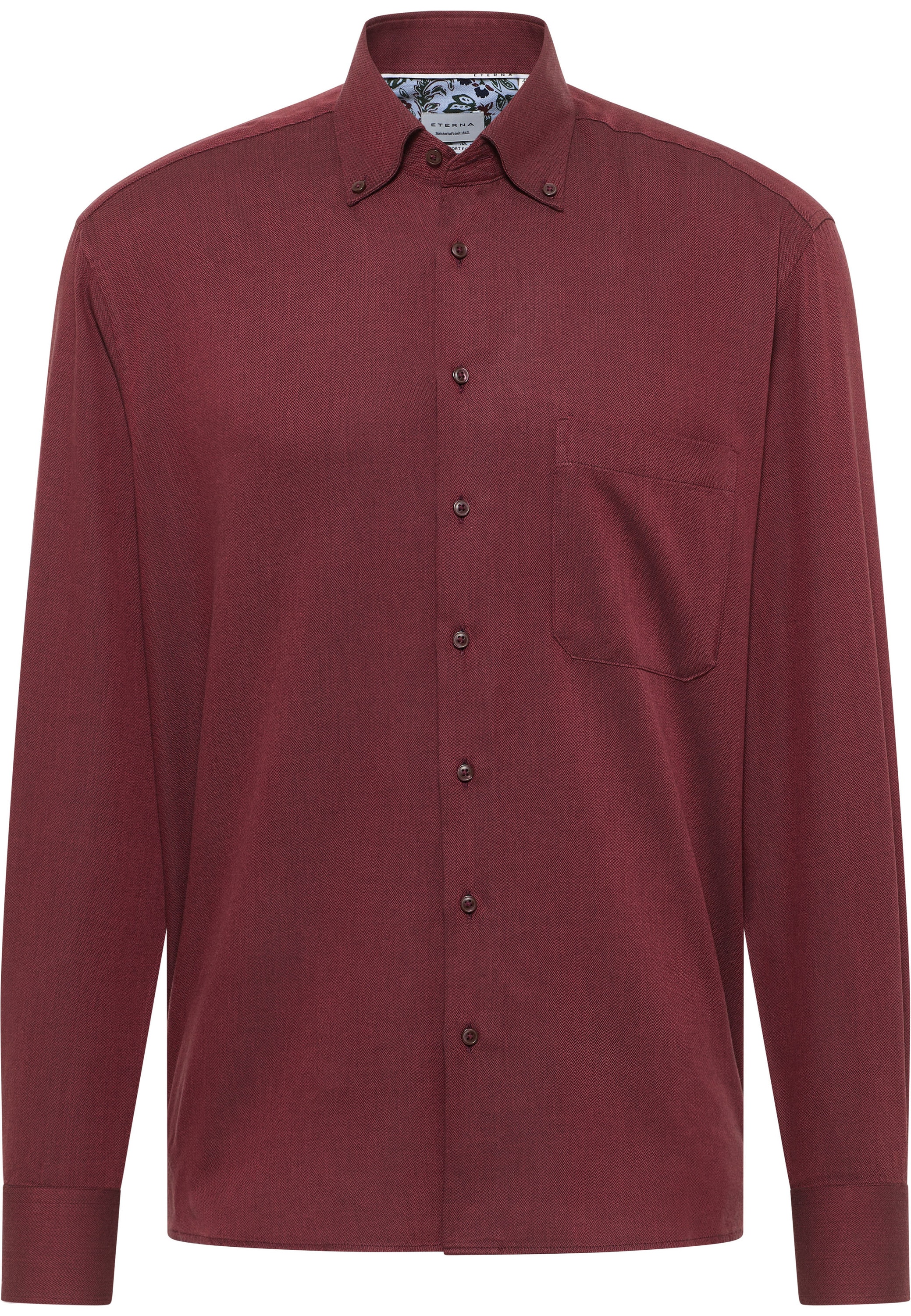 Eterna Langarmhemd »COMFORT FIT« EASY IRON (bügelleicht)