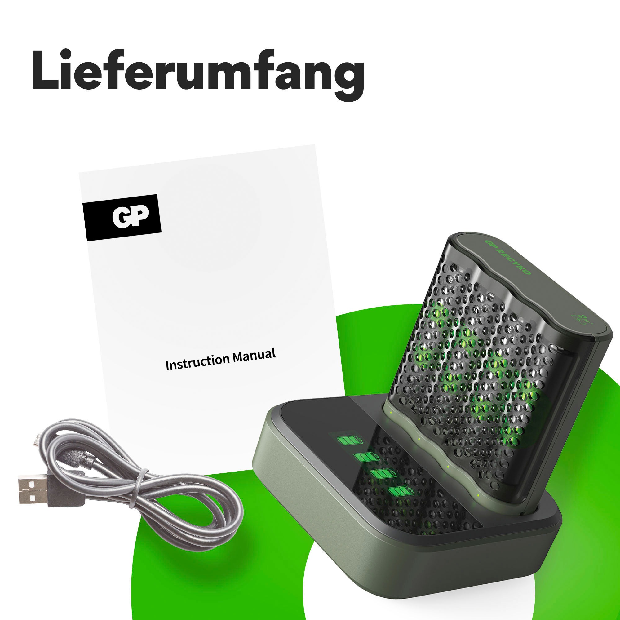 GP Batteries Batterie-Ladegerät »M452D«