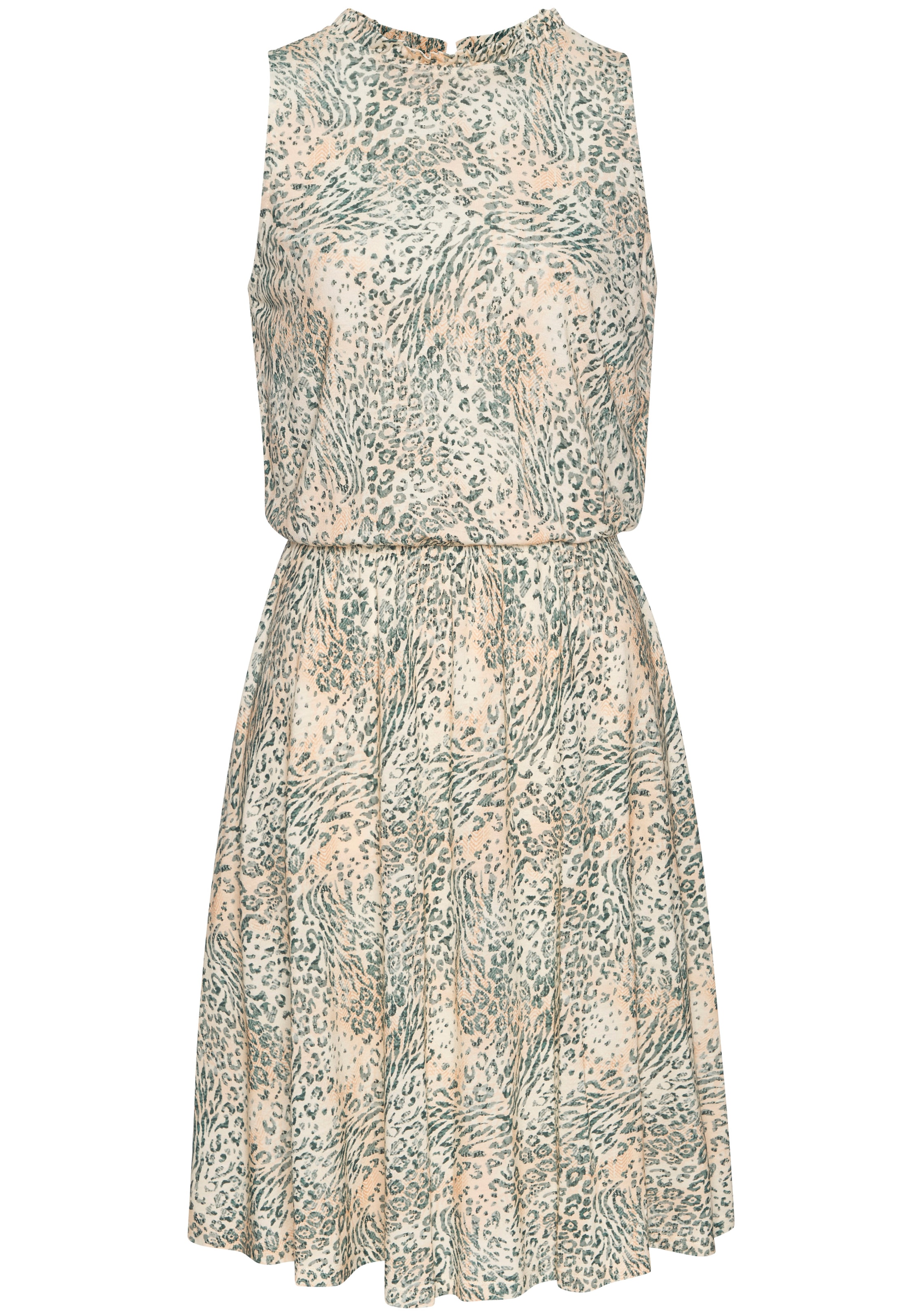 LASCANA Jerseykleid mit Allover Animal-Print