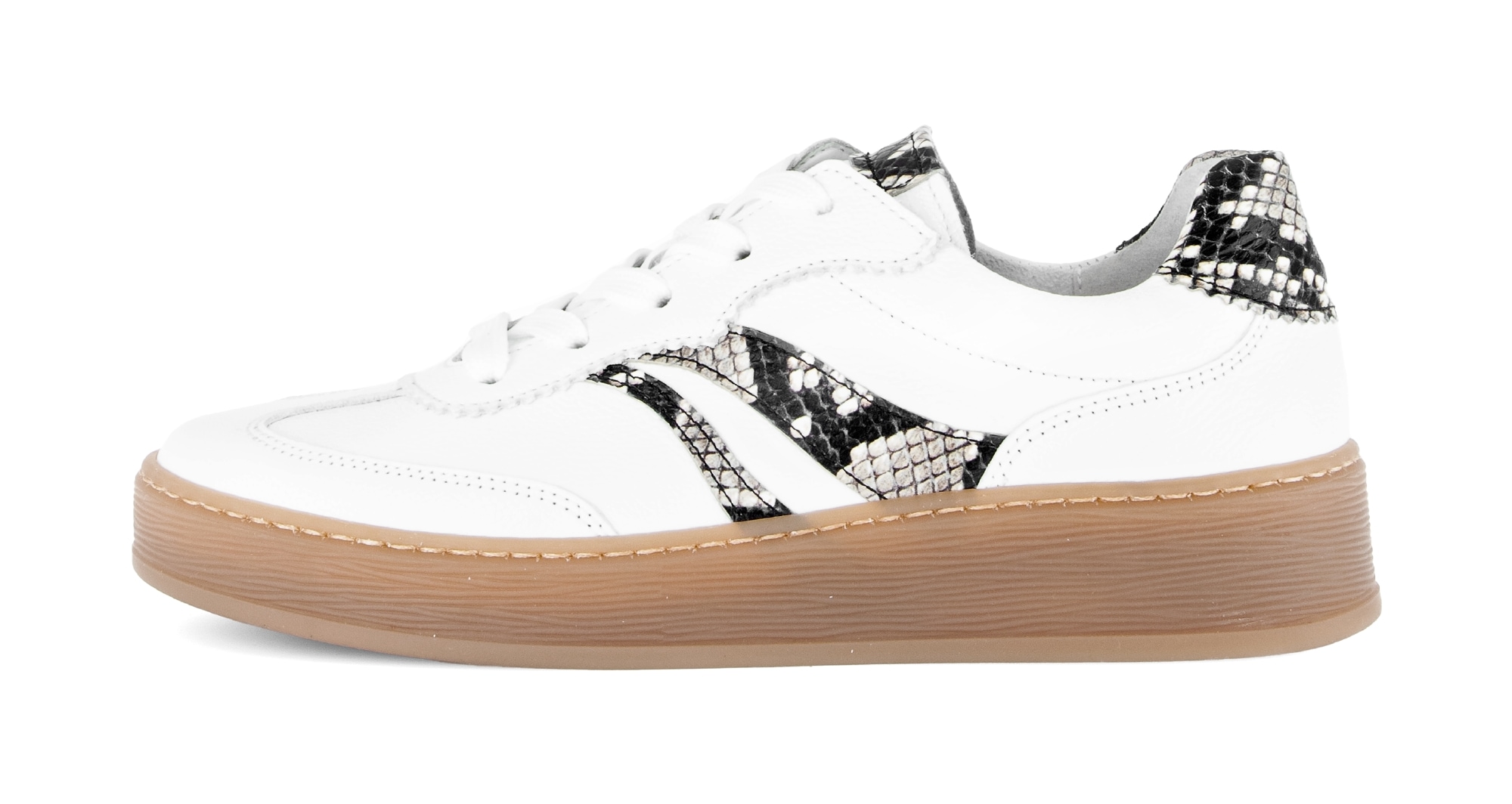 Gabor Plateausneaker »FLORENZ«  Freizeitschuh, Halbschuh, Schnürer, im Retrolook, Weite G (=weit)