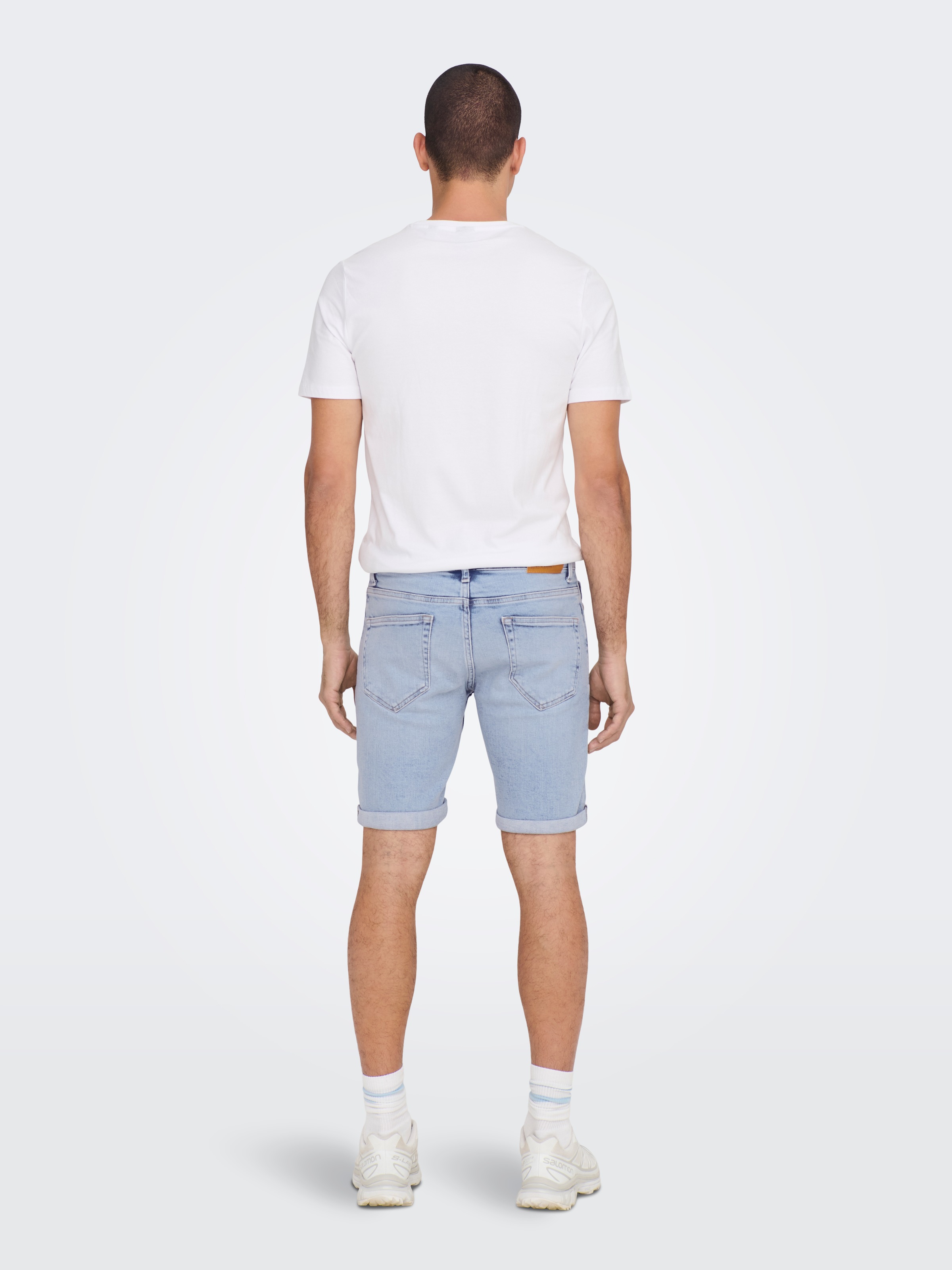 ONLY & SONS Jeansshorts »ONSPLY LIGHT BLUE 5189 SHORTS DNM NOOS«