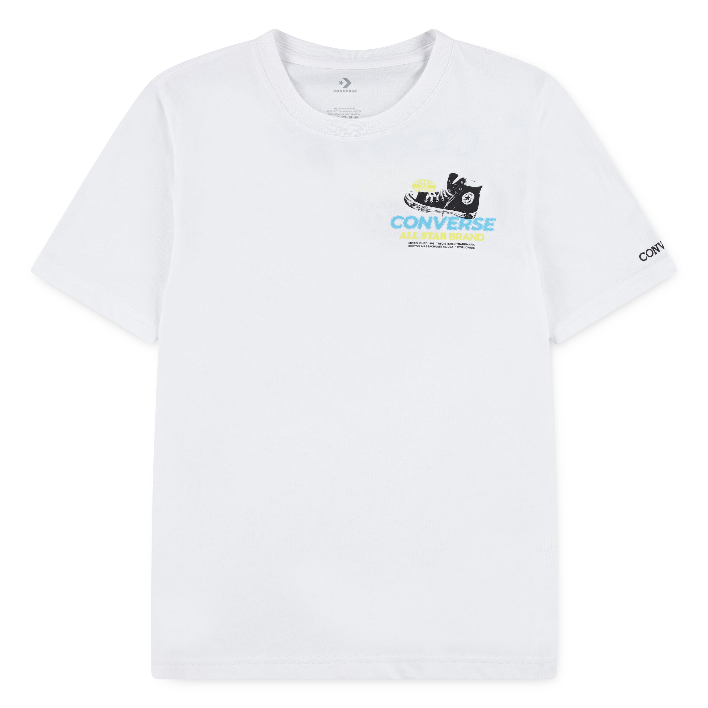 Converse T-Shirt »CNVB FRONTBACK TEXTURE SNKR TE« für vielseitige Aktivitäten, für Sportmode und Streetwear