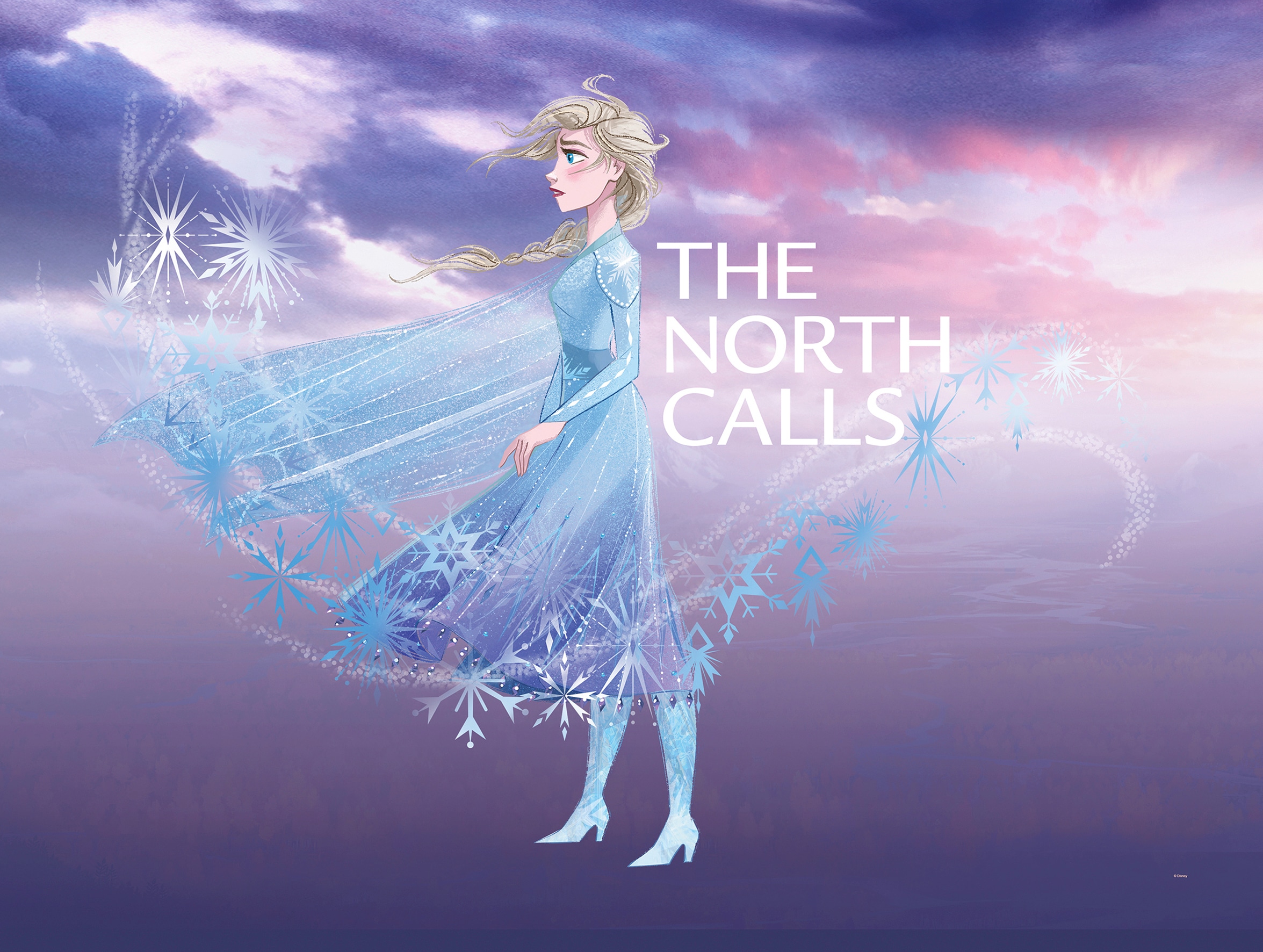 Komar Poster »Frozen Elsa The North Calls«, Disney, (1 St.), Kinderzimmer, Schlafzimmer, Wohnzimmer