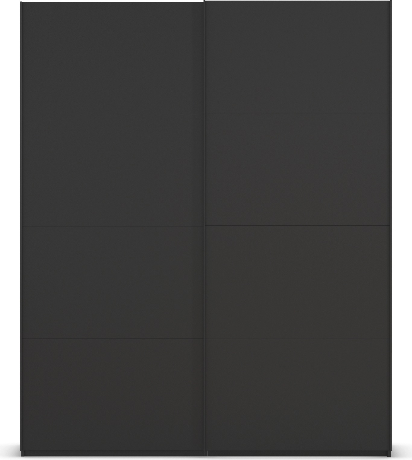 rauch Schwebetürenschrank »Kleiderschrank Schrank Garderobe Schlafzimmerschrank SCALE-FYRA« edle viergeteilte Türen viele Farben und Griff-Farben MADE IN GERMANY