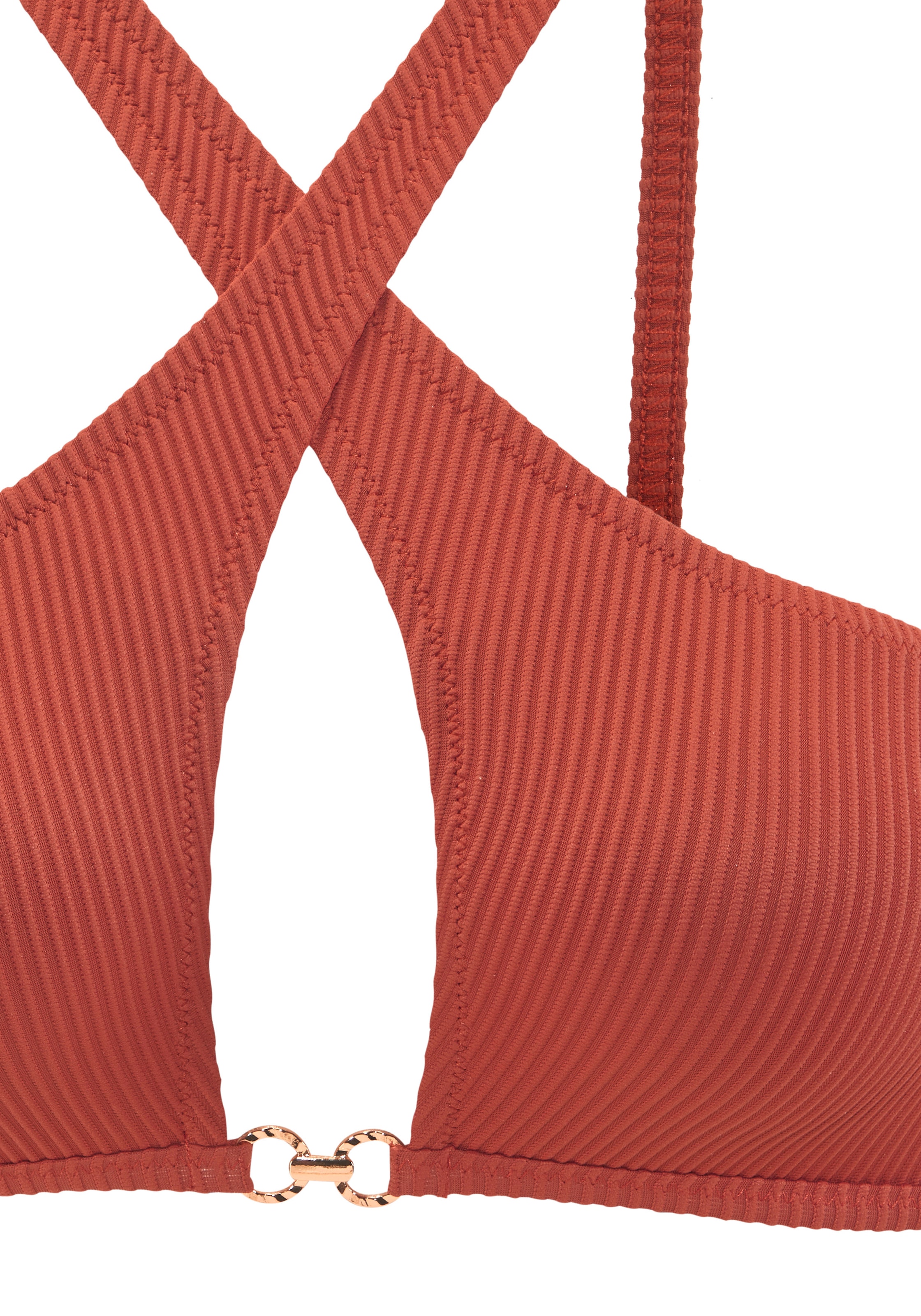 Buffalo Bustier-Bikini, in moderner Rippstruktur