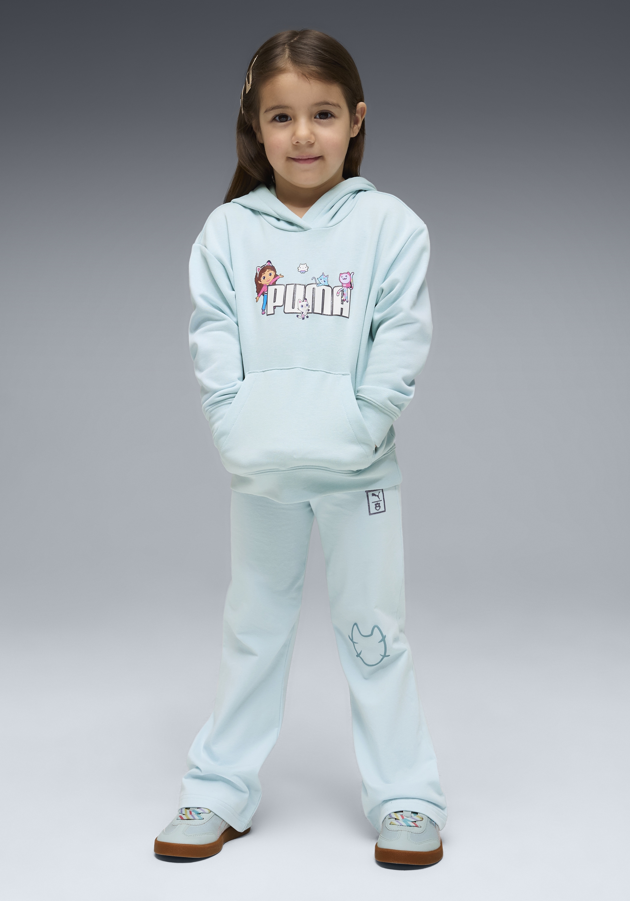 PUMA Kapuzensweatshirt »X GABBY'S DOLLHOUSE RELAXED GRAPHIC HOODIE TR«, entspannte Passform, mit Print-Applikation, aus Baumwollmischung
