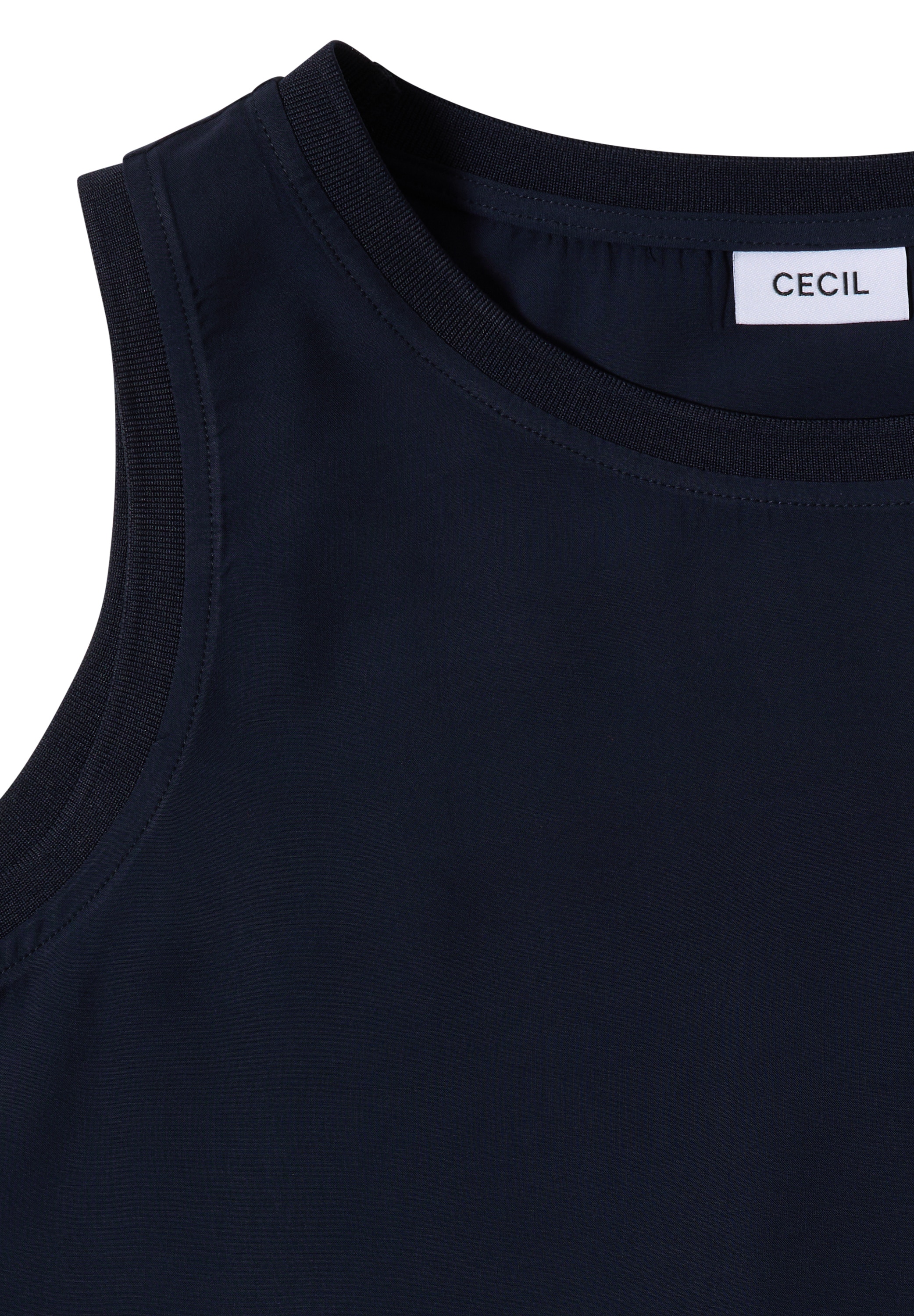 Cecil Blusentop Sommershirt, Viskose, ärmellos