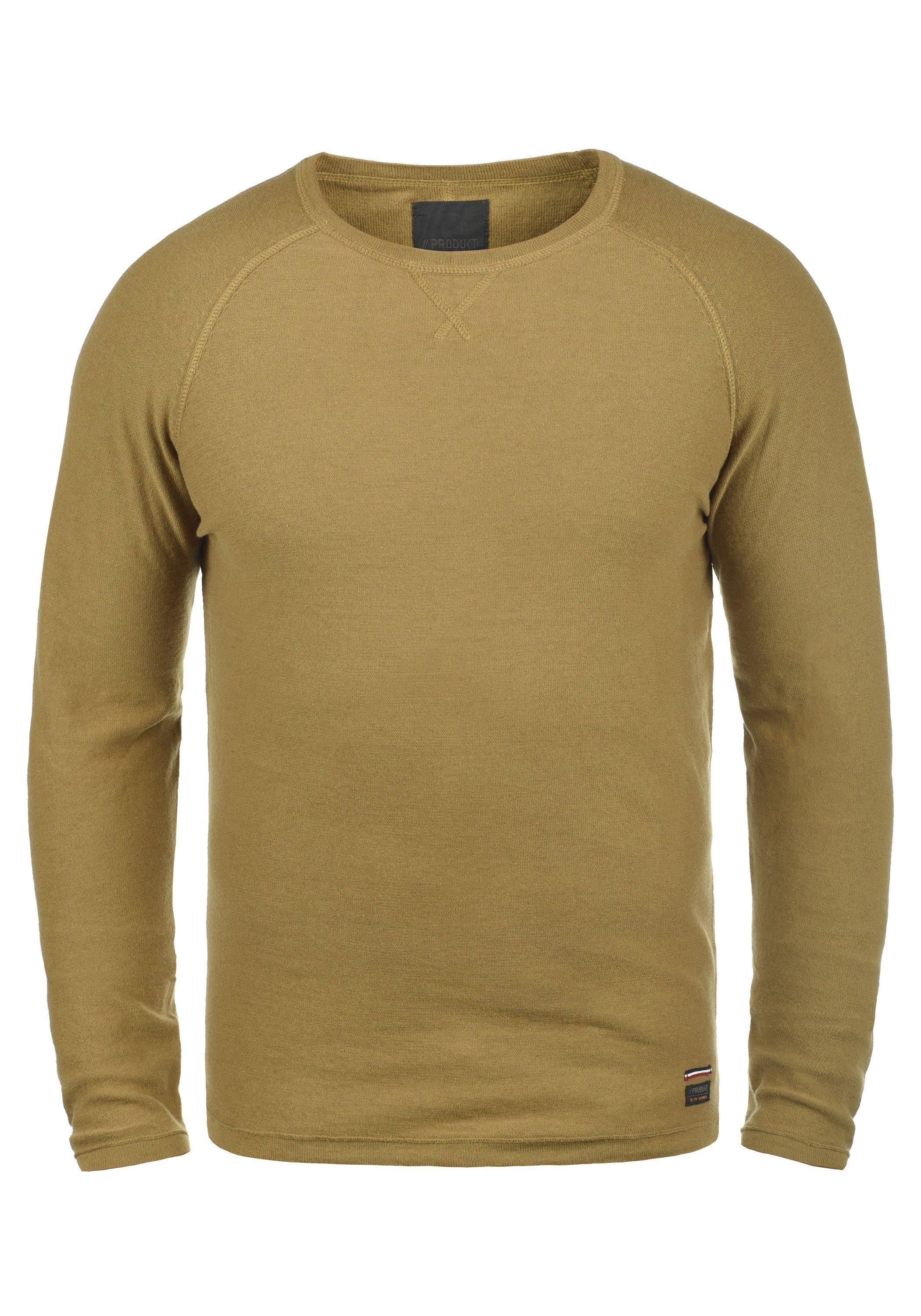 PRODUKT Rundhalspullover »Helder«, Longsleeve mit Ziernaht am Rücken