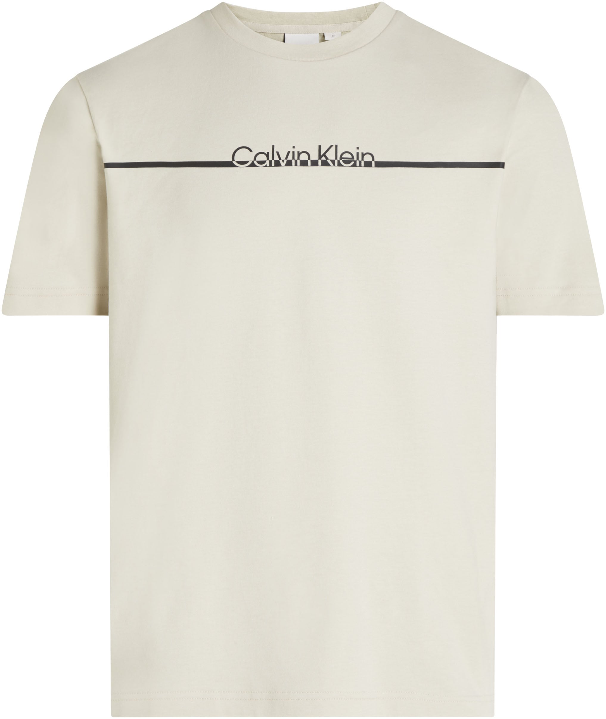 Calvin Klein Big&Tall Rundhalsshirt »BT_SPLIT LINE LOGO T-SHIRT«, in Großen Größen mit Logoprint