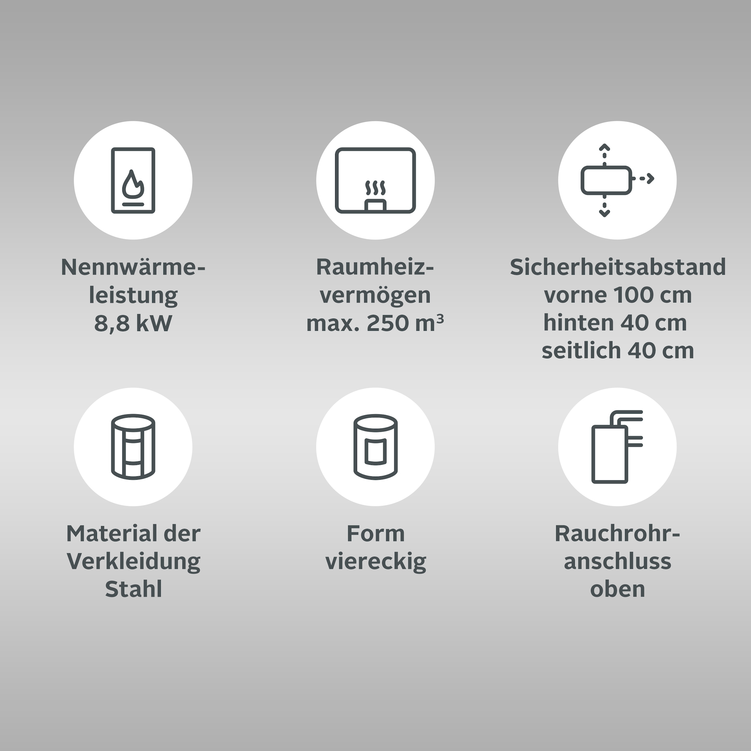 Festbrennstoffherd »Heathus Küchenofen »Cook Premium« Beige«, Ofenherd zum Heizen, Kochen & Backen