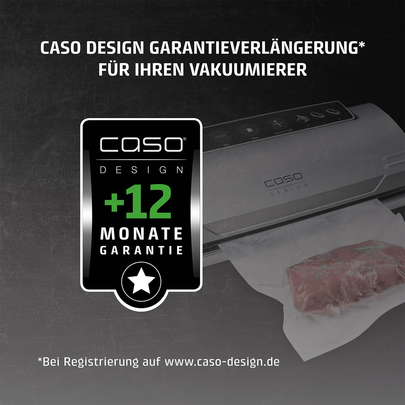 Caso Vakuumierer »1374  VC10 PlusEdition« Rollenbreite 30 cm 110 W