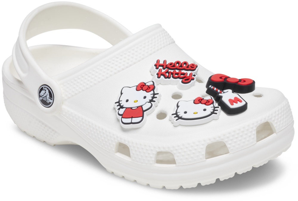 Crocs Schuhanstecker »Jibbitz™ Hello Kitty« Set, Kein Spielzeug. Nicht für Kinder unter 3 Jahren geeignet, 5 Stk. Bunte Schuh Charms mit Hello Kitty