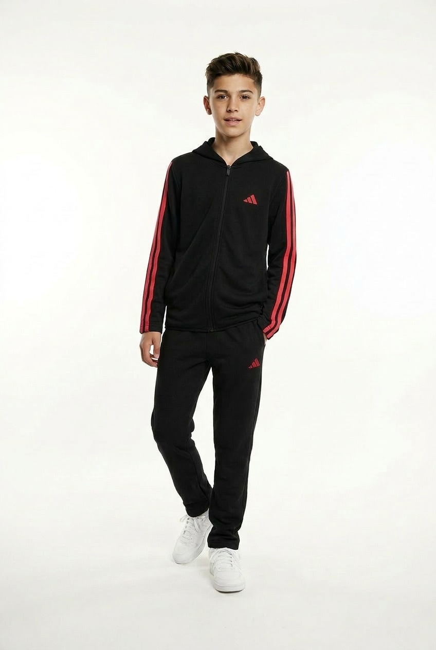 adidas Sportswear Trainingsanzug »ESSENTIALS KIDS« 2 exklusive Farbe, für Kinder und Jugendliche, 2-teilig mit Kapuzenjacke