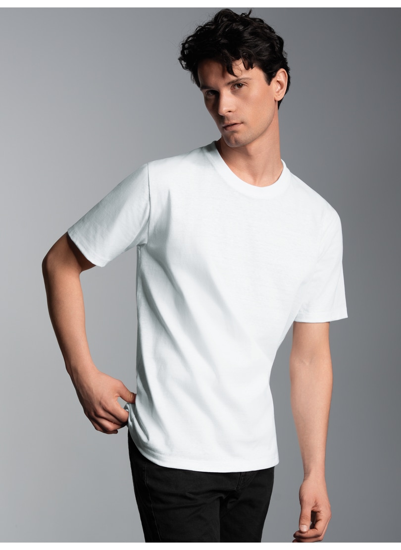 Trigema T-Shirt »TRIGEMA Heavy T-Shirt aus 100% recycelter Baumwolle«, (1 tlg.)