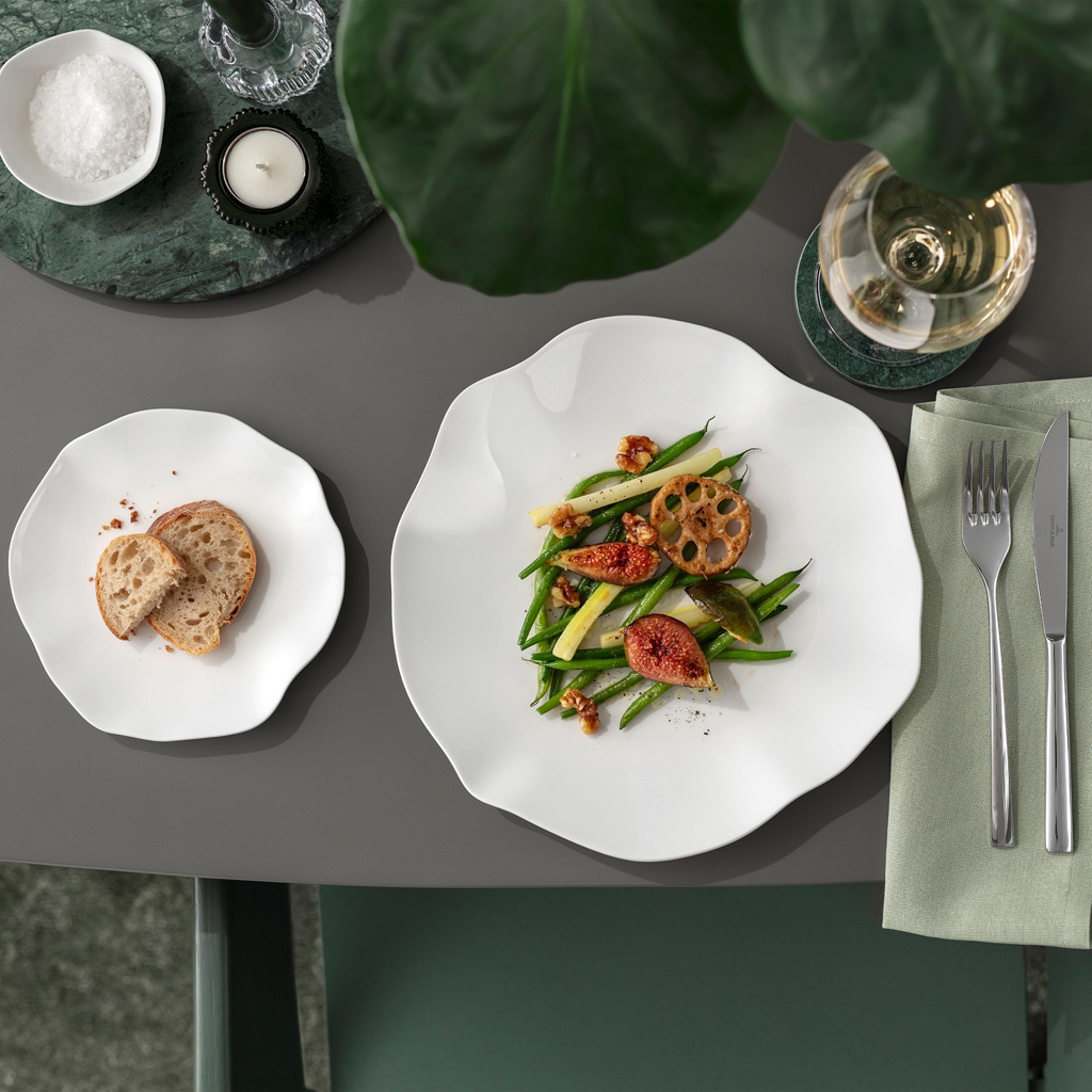 Villeroy & Boch Brotteller »Brotteller Pura ø 17,1 cm 6er Set weiß« Spülmaschinenfest, Mikrowellensicher