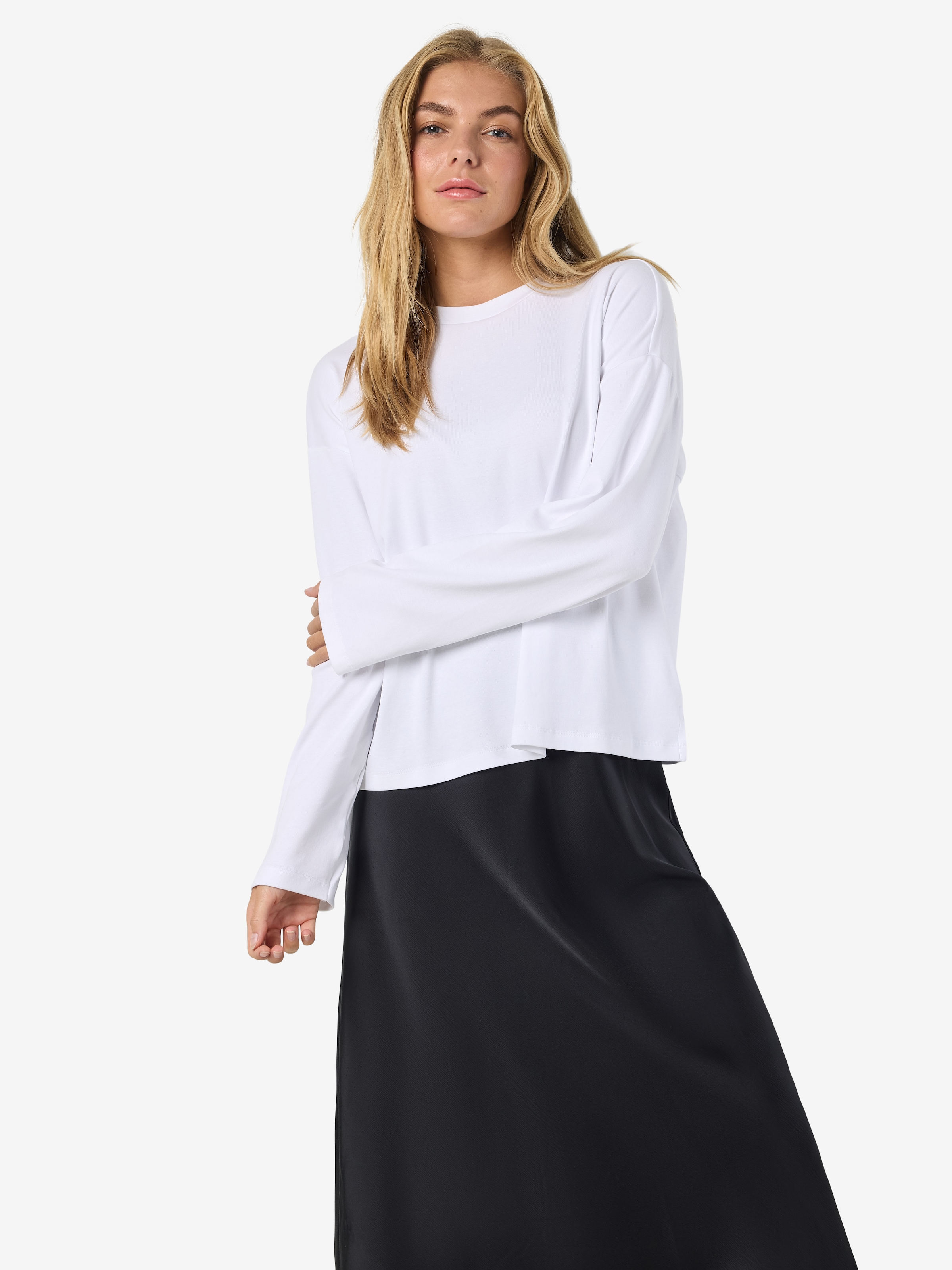 Noisy may Langarmshirt »NMMOCCA L/S REGULAR FIT TOP JRS FWD NOOS«