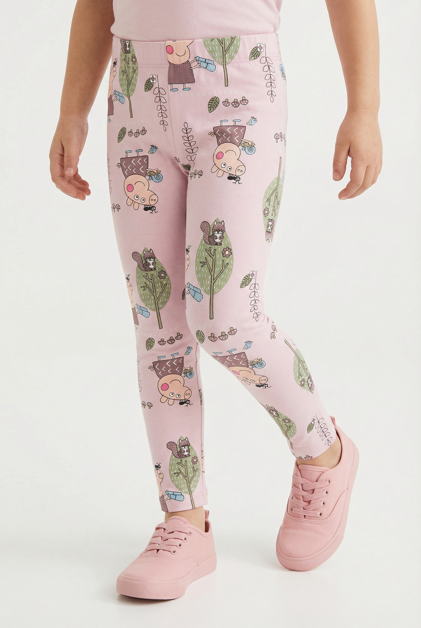 Name It Leggings »NMFDYKA – Leggings mit elastischem Bund und normaler Passform«  unifarben, casual, regular fit, Jersey