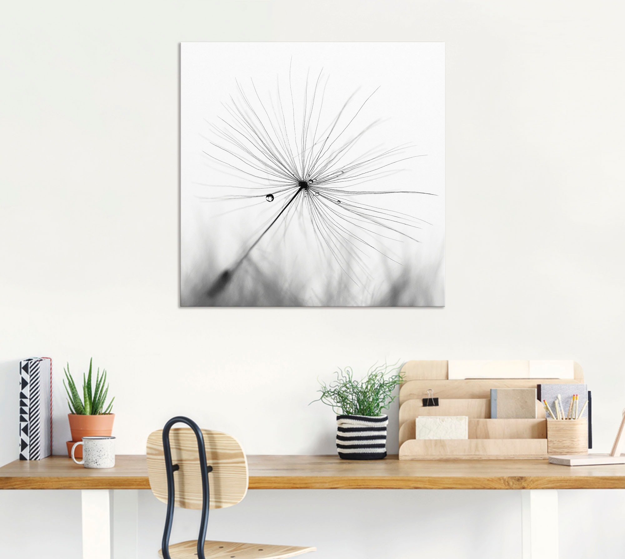Artland Wandbild »Pusteblume Schirmchen«, Blumen, (1 St.), als Alubild, Outdoorbild, Leinwandbild, Poster, Wandaufkleber