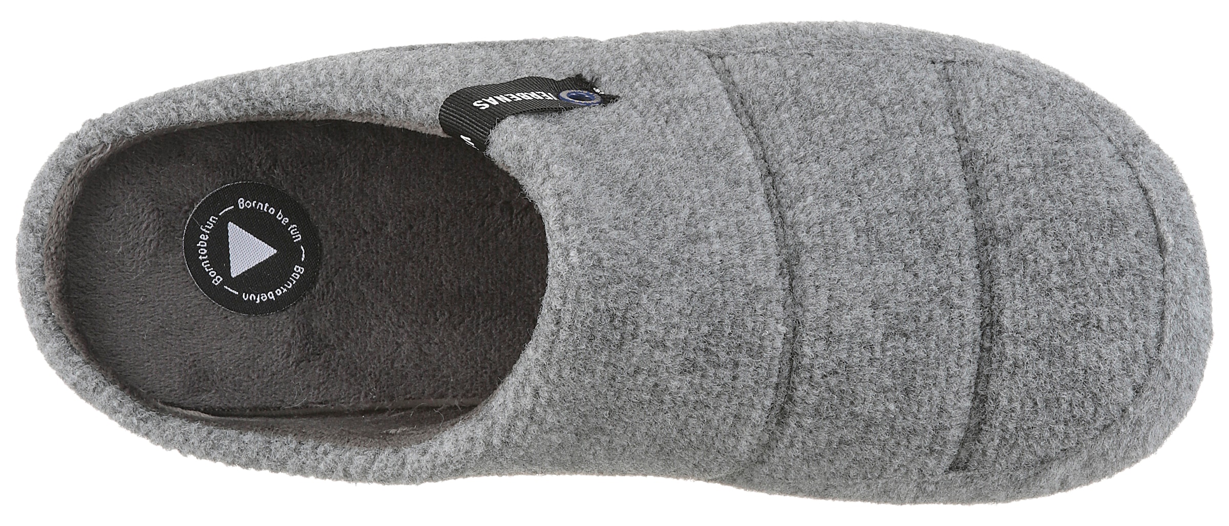 VERBENAS Pantoffel »Earth Picos«, Hausschuh, Clog, Schlappen, Wohlfühlschuh mit Label