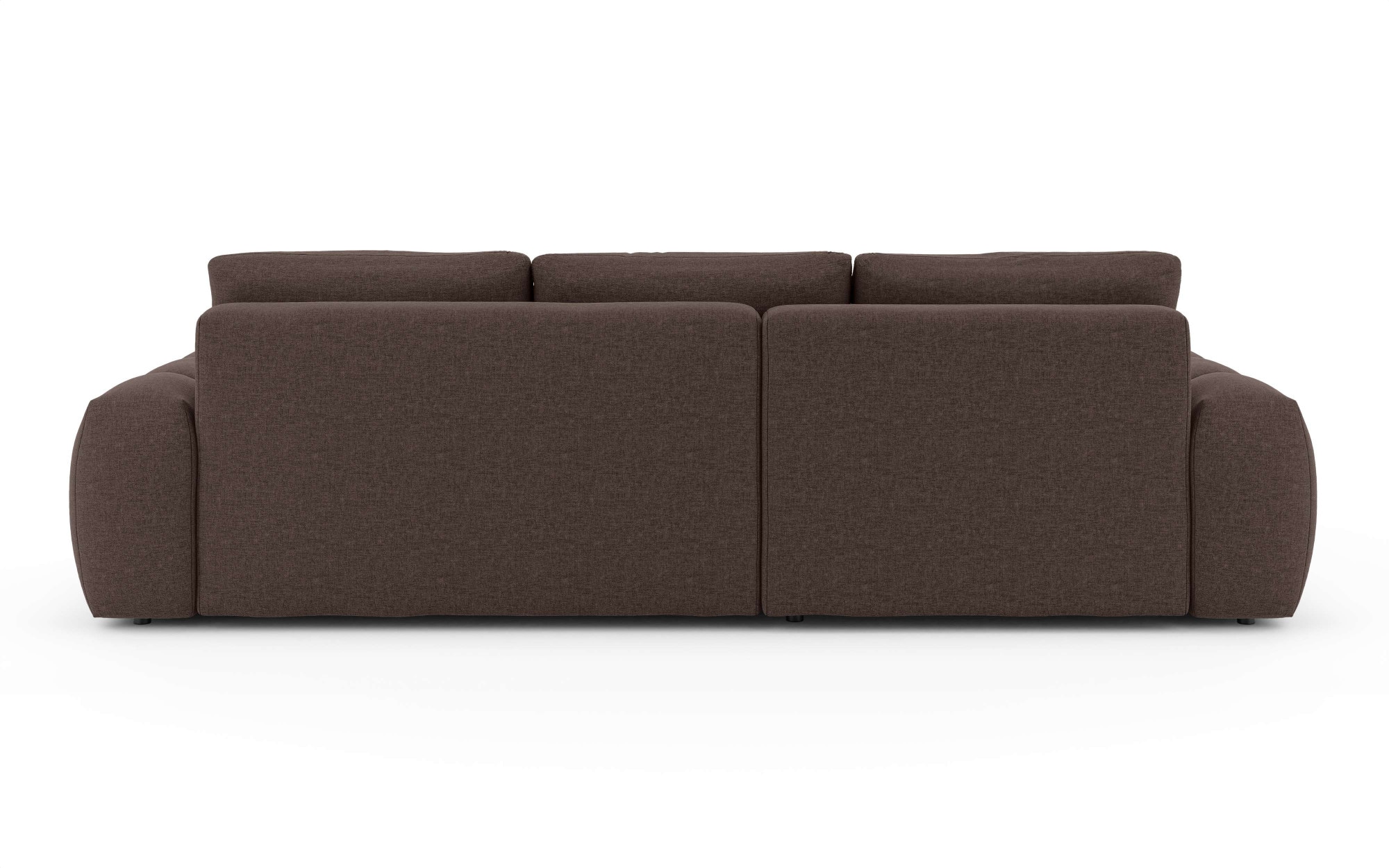 INOSIGN Ecksofa »AZITA klein optionale Schlafsofa mit Bettkasten, B/T/H: 270/166,5/84cm«, L-Form mit Wellenunterfederung, Bubble-Optik