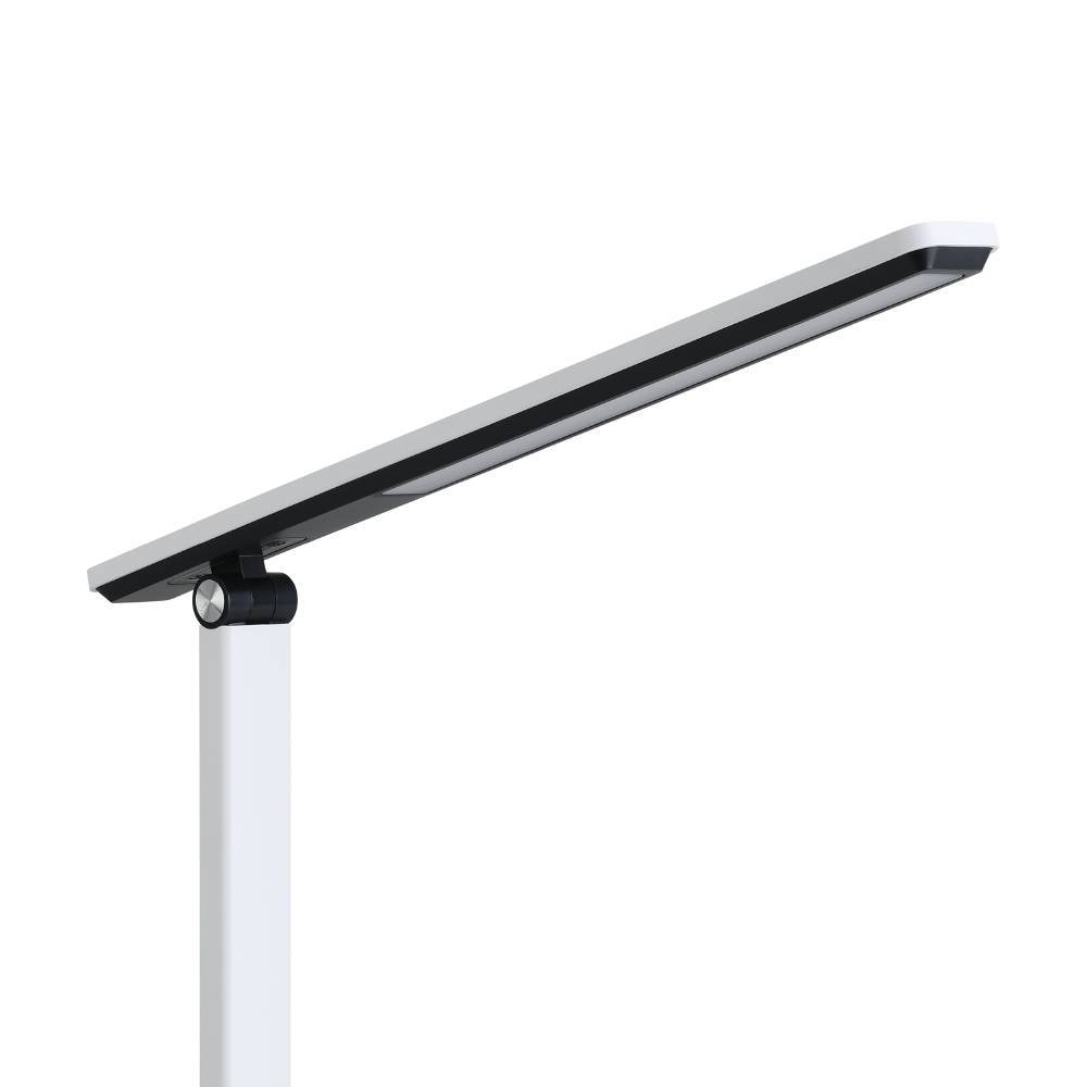 EGLO Tischleuchte »INIESTA LED Tischlampe, weiß-schwarz, Touchsensor, dimmbar, USB«, 1 flammig, Leuchtmittel LED-Modul | LED fest integriert, Leselampe, Schreibtischlampe, 3-step CCT, Kopf verstellbar, 33x35x35cm