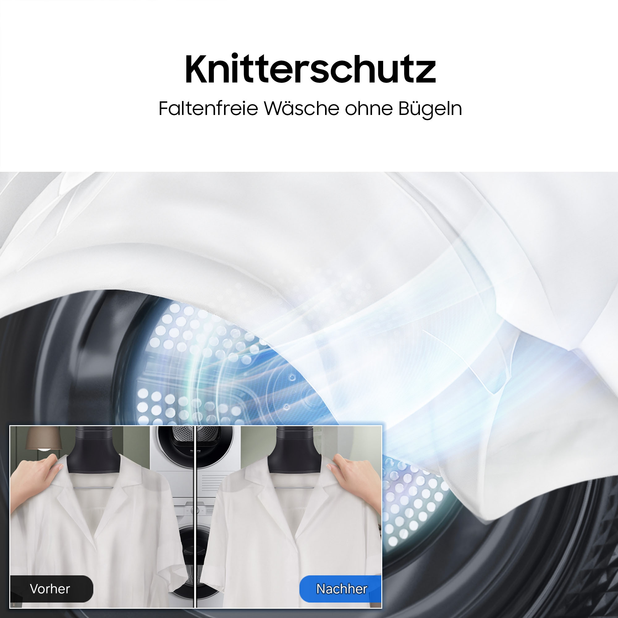 Samsung Wärmepumpentrockner »DV9EDG52A0AEEG« DV5000D 9 Optimal Dry ‑ Intelligent Trocknen mit Sensoren