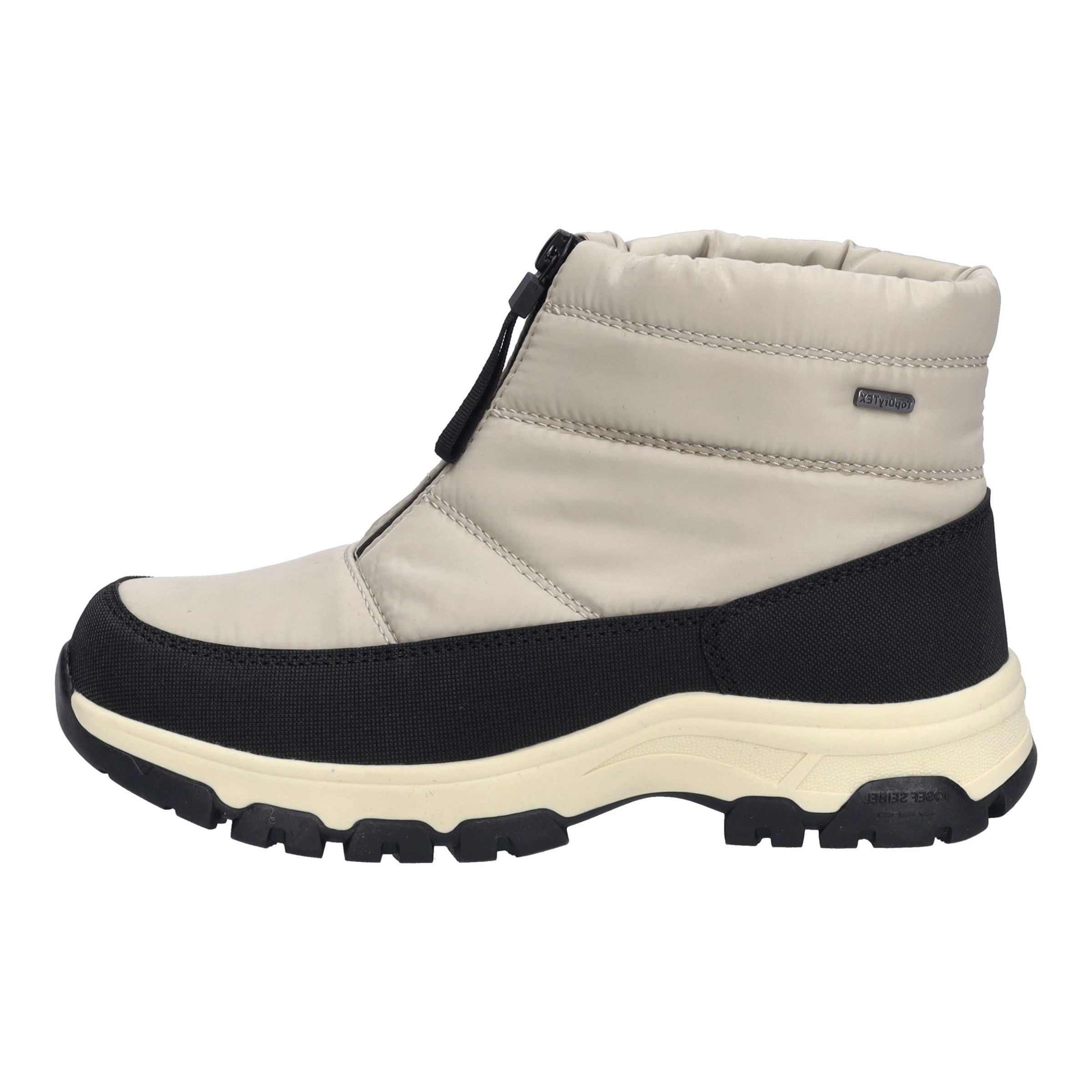 Josef Seibel Stiefelette »Davos 53, schwarz-offwhite«