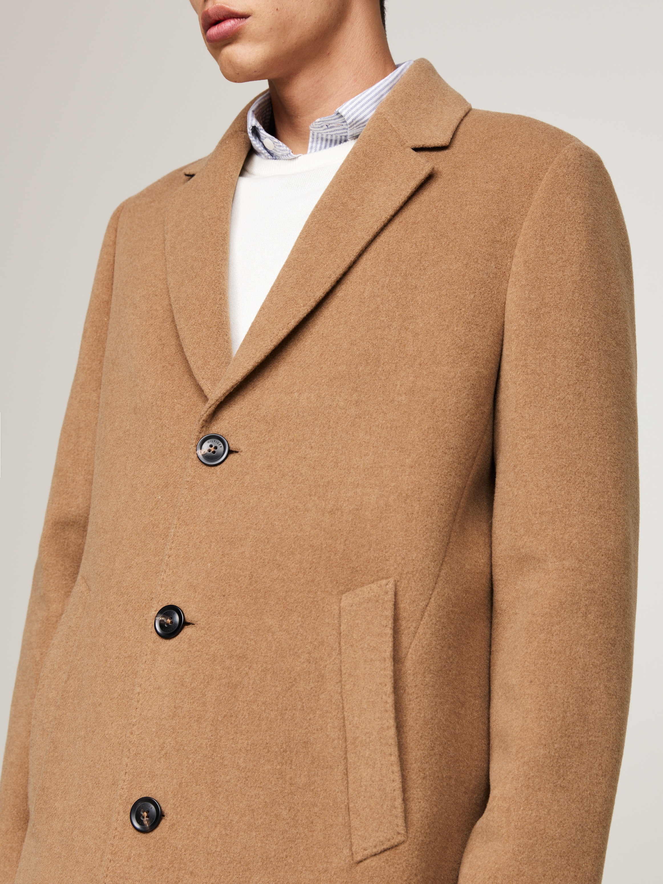 Tommy Hilfiger Langmantel »DC WOOL MIX COAT«