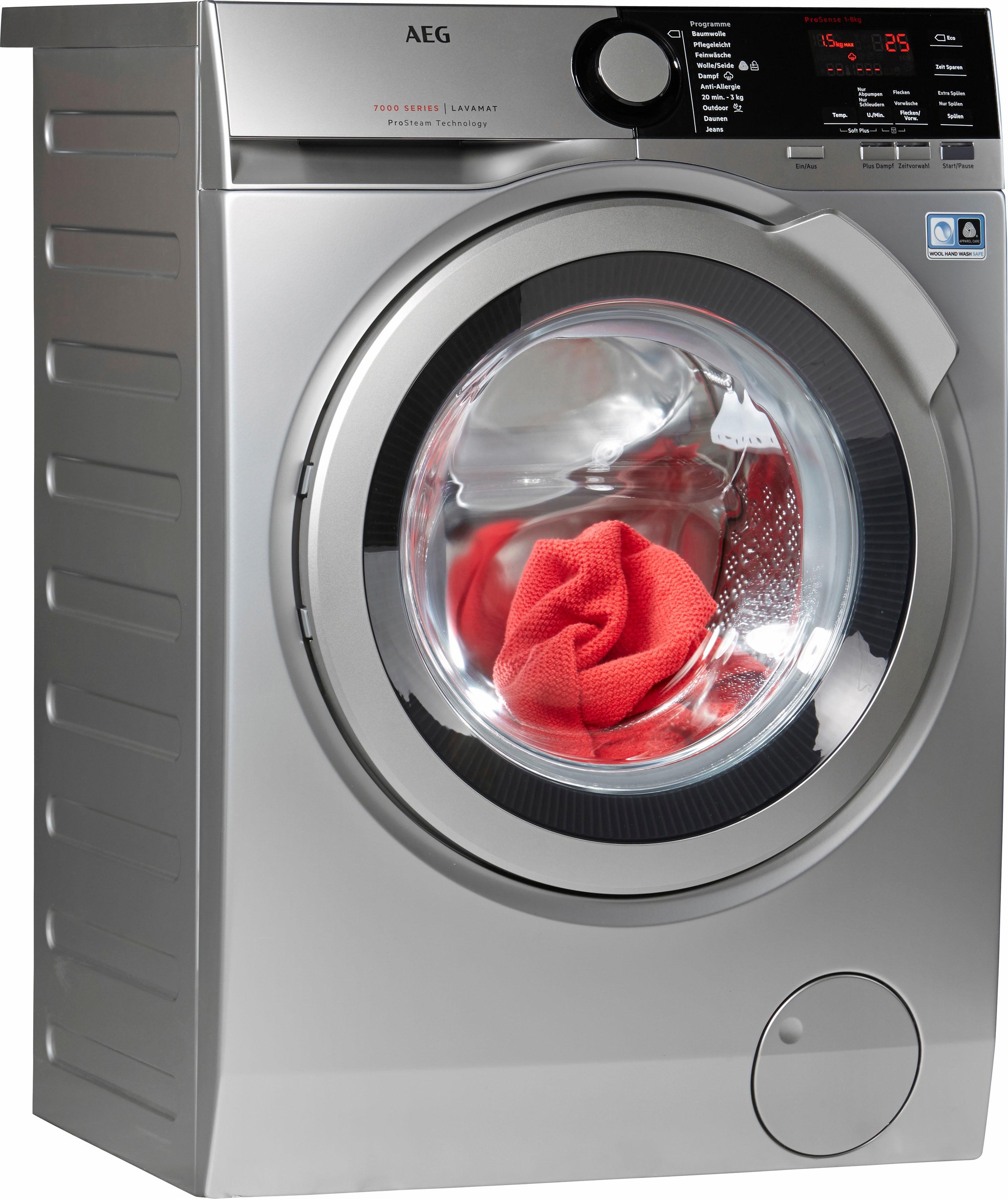 AEG Waschmaschine »LAVAMAT L7FE74485S«, LAVAMAT, L7FE74485S, ProSteam - Auffrischfunktion