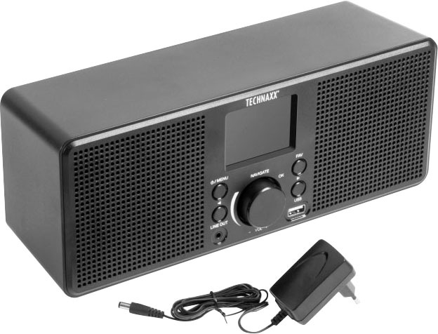 Technaxx Internet-Radio »TX-153«, (WLAN Internetradio 4 W)