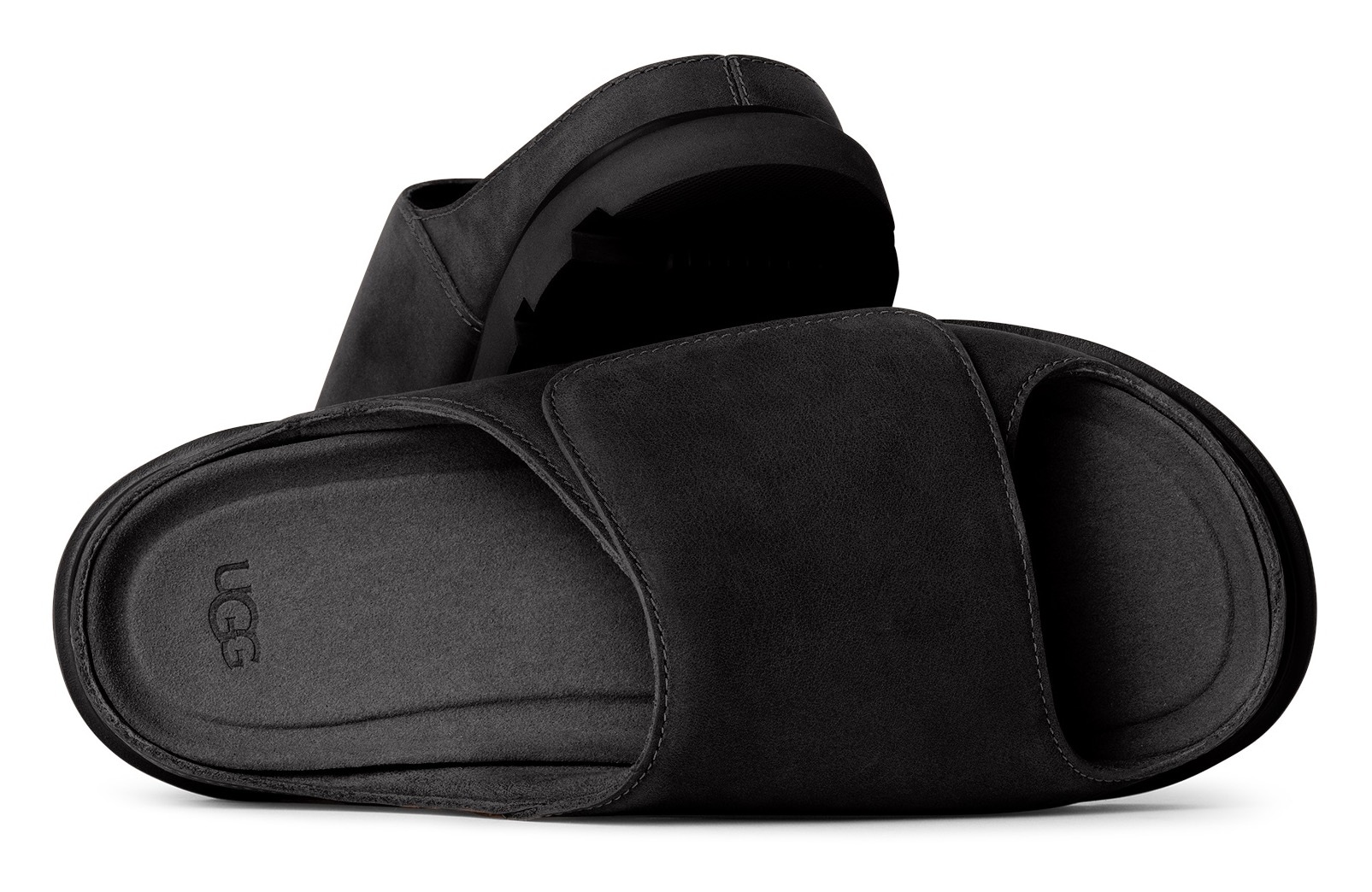 UGG Pantolette »SOLANO SLIDE«, Pool Slides, Flats mit vorgeformtem Fußbett