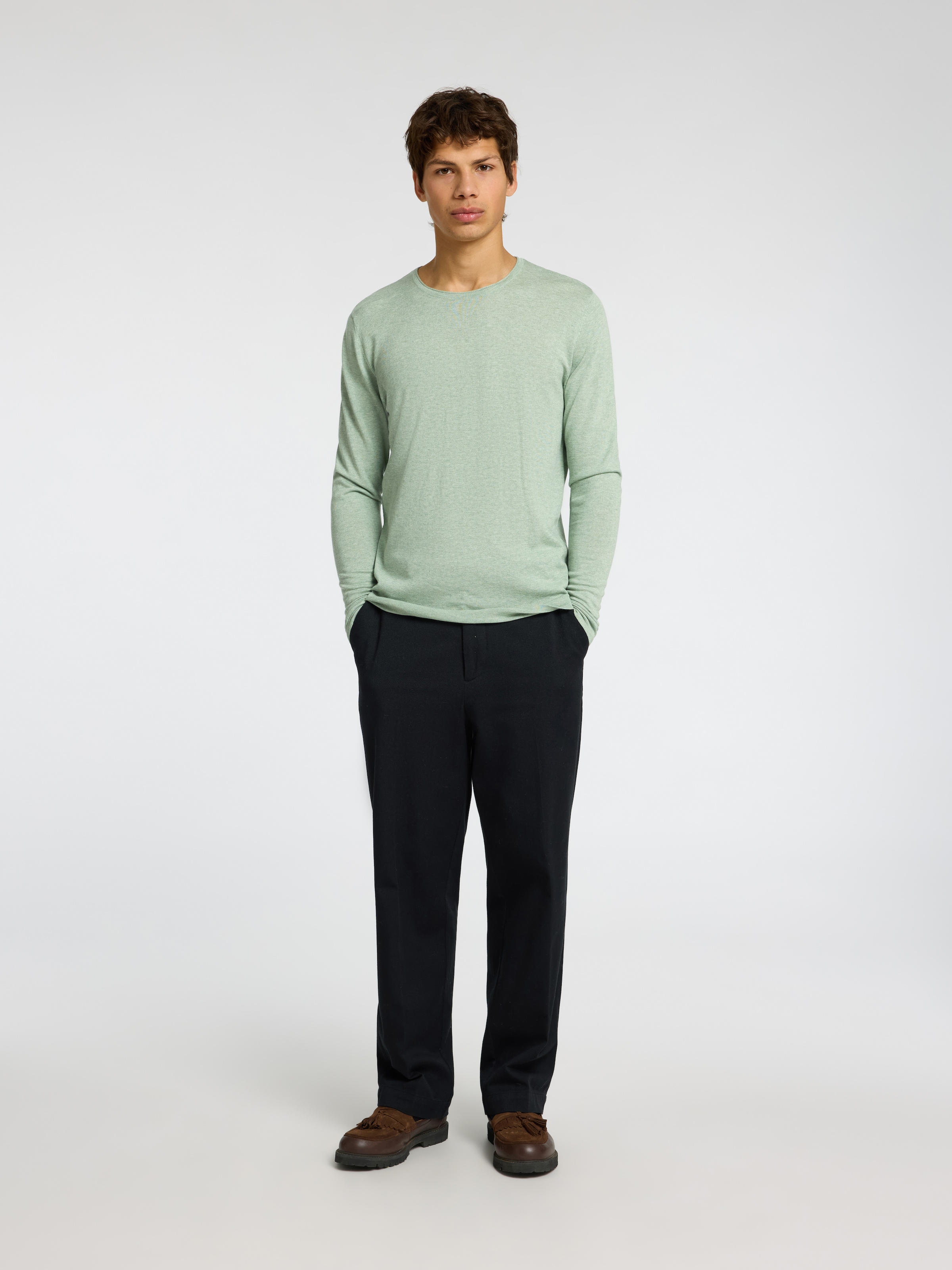SELECTED HOMME Rundhalspullover »ROME KNIT«