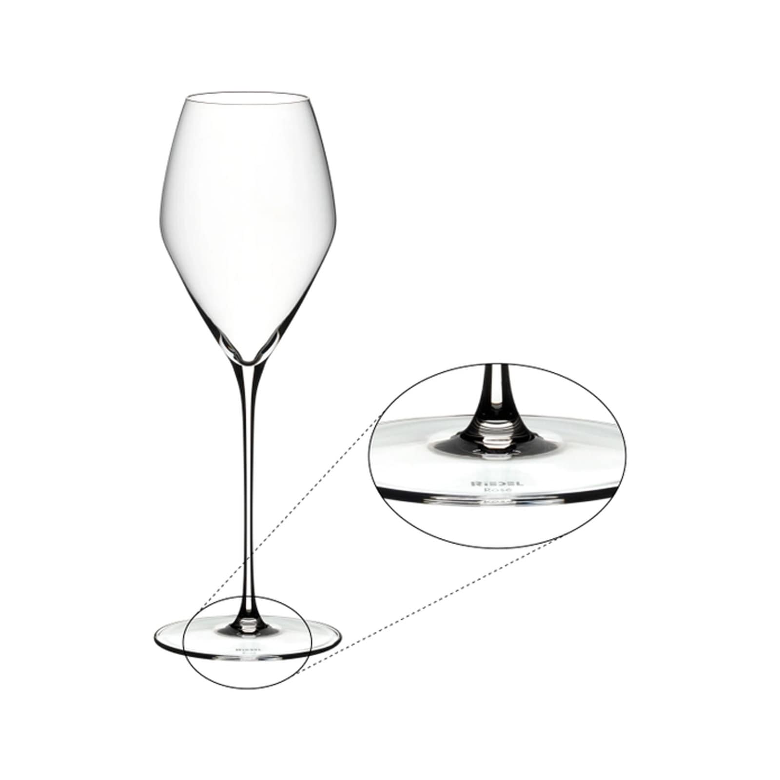 RIEDEL THE WINE GLASS COMPANY Weinglas »Rosé Weingläser Veloce 347 ml 2er Set transparent«