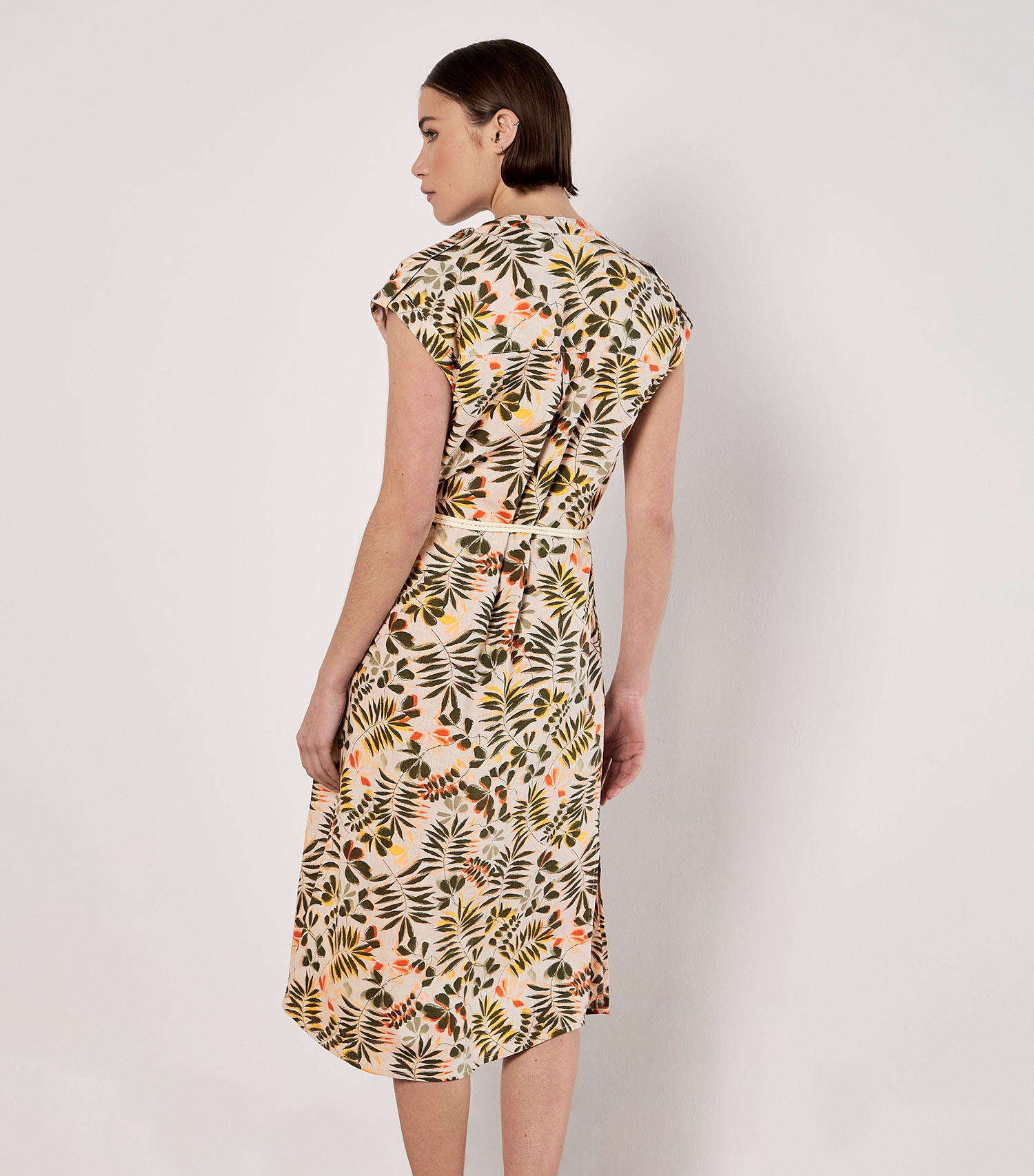 Apricot Midikleid »Midikleid« 2 tlg. mit Gürtel