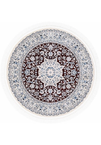 carpetfine Teppich »Nain Diane«, rund, 8 mm Höhe, Kurzflorteppich, Orient Look kaufen