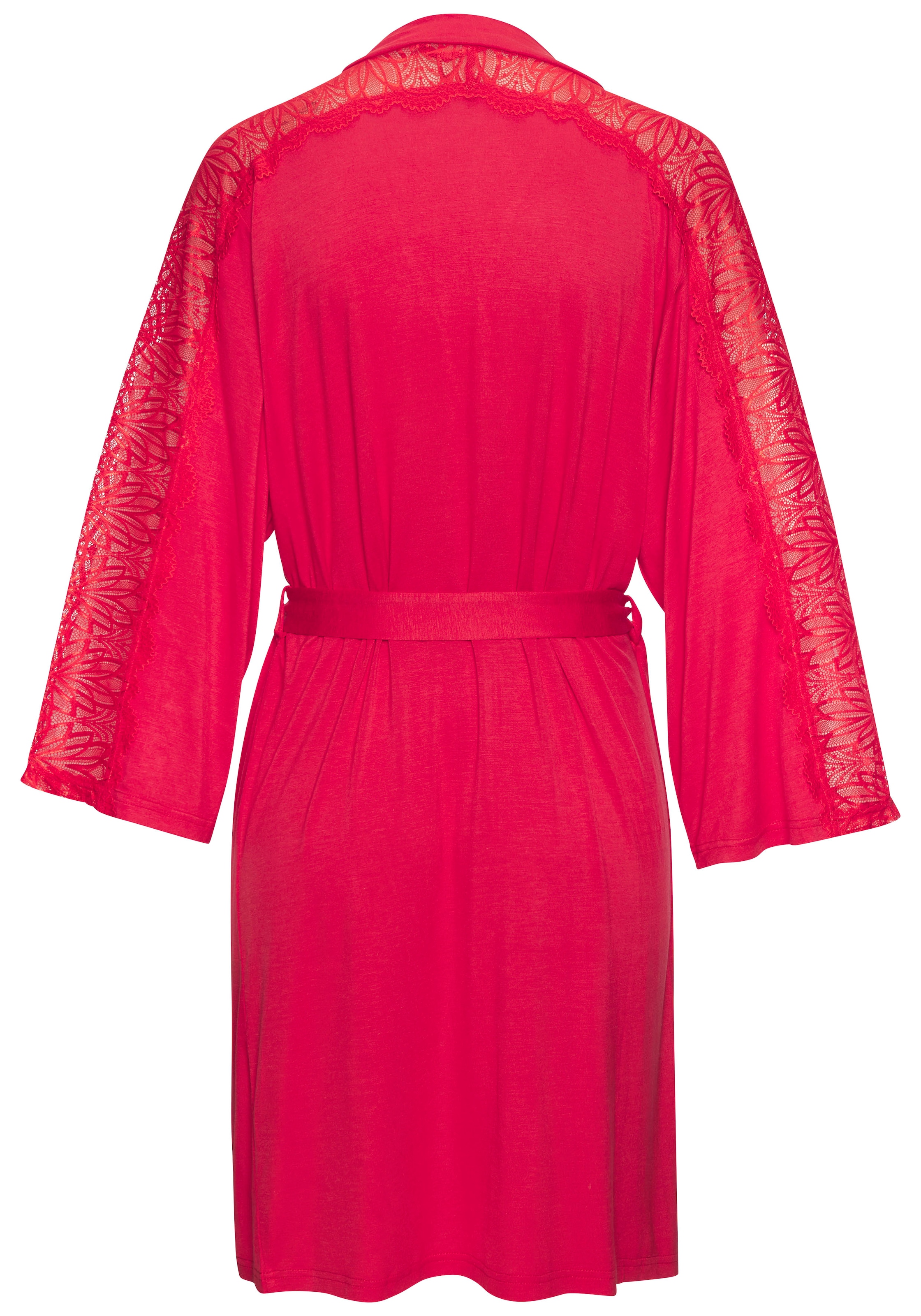 LASCANA Kimono 1-teilig,  Mit schönen Spitzedetails