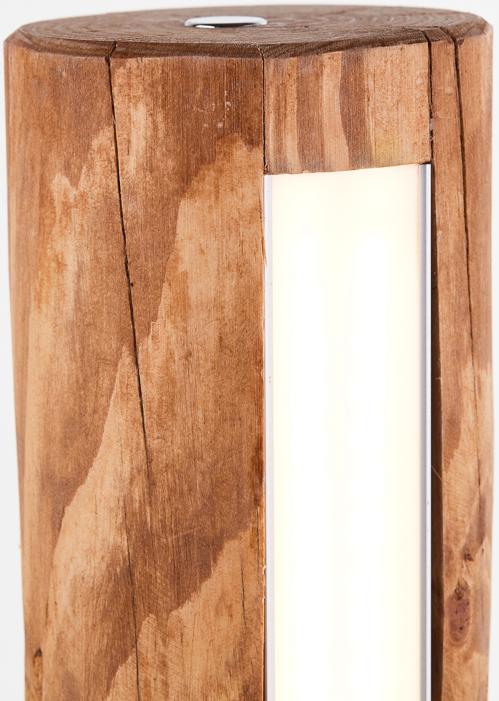 Brilliant LED Tischleuchte »Odun«, 1 flammig, Leuchtmittel LED-Modul | LED fest integriert, 46 cm Höhe, Touchdimmer, 800 lm, warmweiß, Holz/Metall, kiefer gebeizt