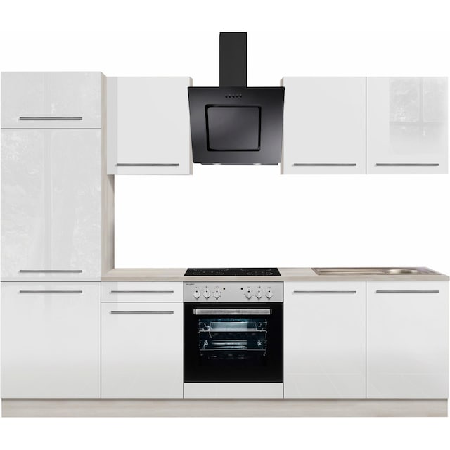OPTIFIT Küchenzeile »Bern«, Breite 270 cm, gedämpfte Türen, wahlweise mit  E-Geräten bei OTTO