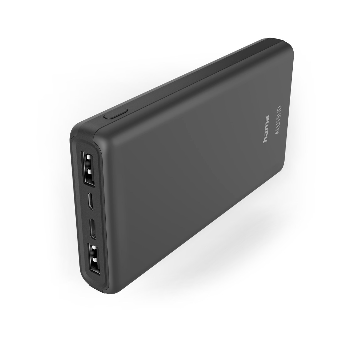 Hama Powerbank »Power Pack, 3 Ausgänge 1x USB-C, 2x USB-A, Ladekabel, klein,  leicht«, 15000 mAh, 3,7 V jetzt bei OTTO