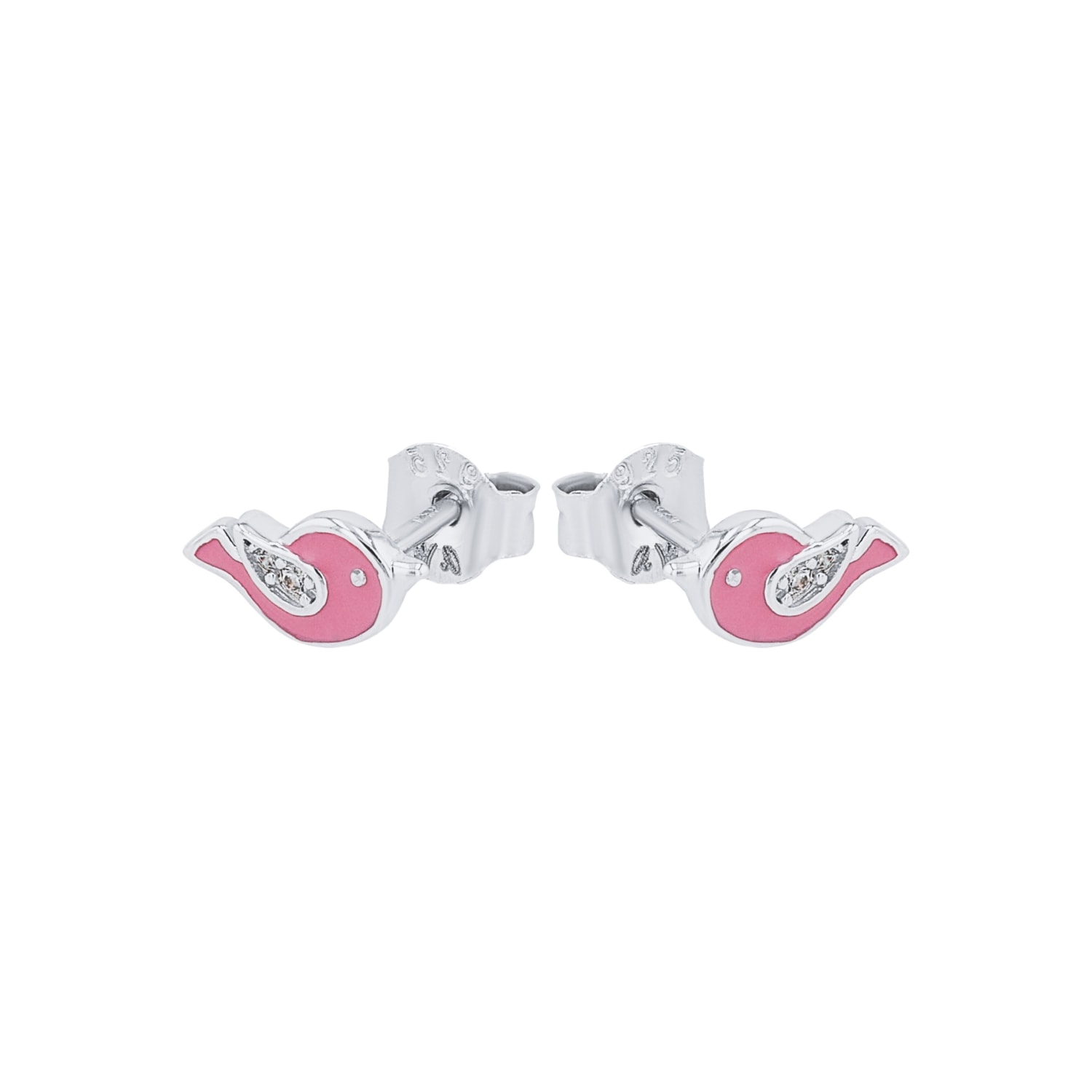 Prinzessin Lillifee Paar Ohrstecker »Vogel, 2037818«, mit Zirkonia (synth.)