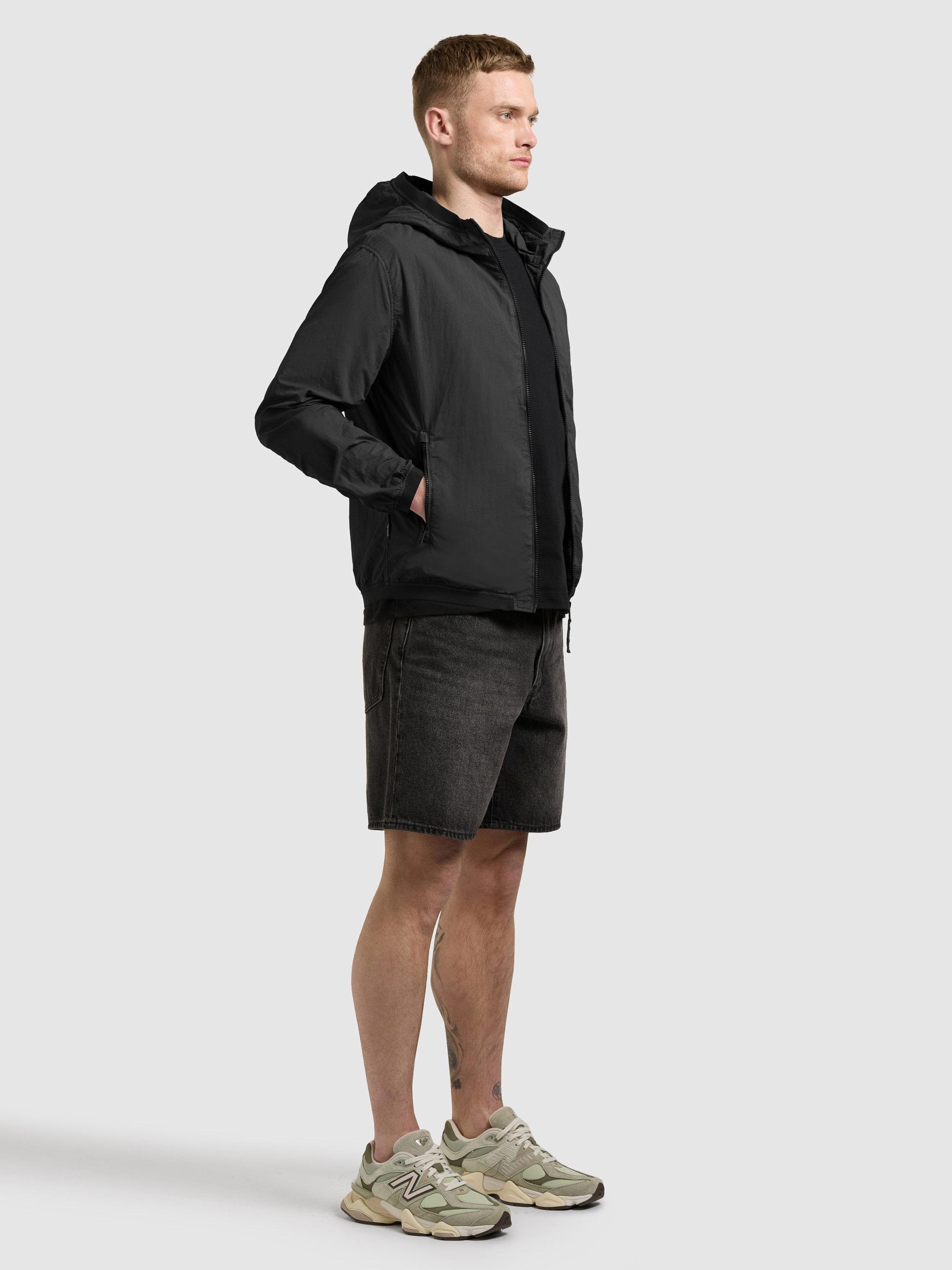 khujo Funktionsjacke »Übergangsjacke Derf« mit Kapuze leichte Übergangsjacke mit Kapuze