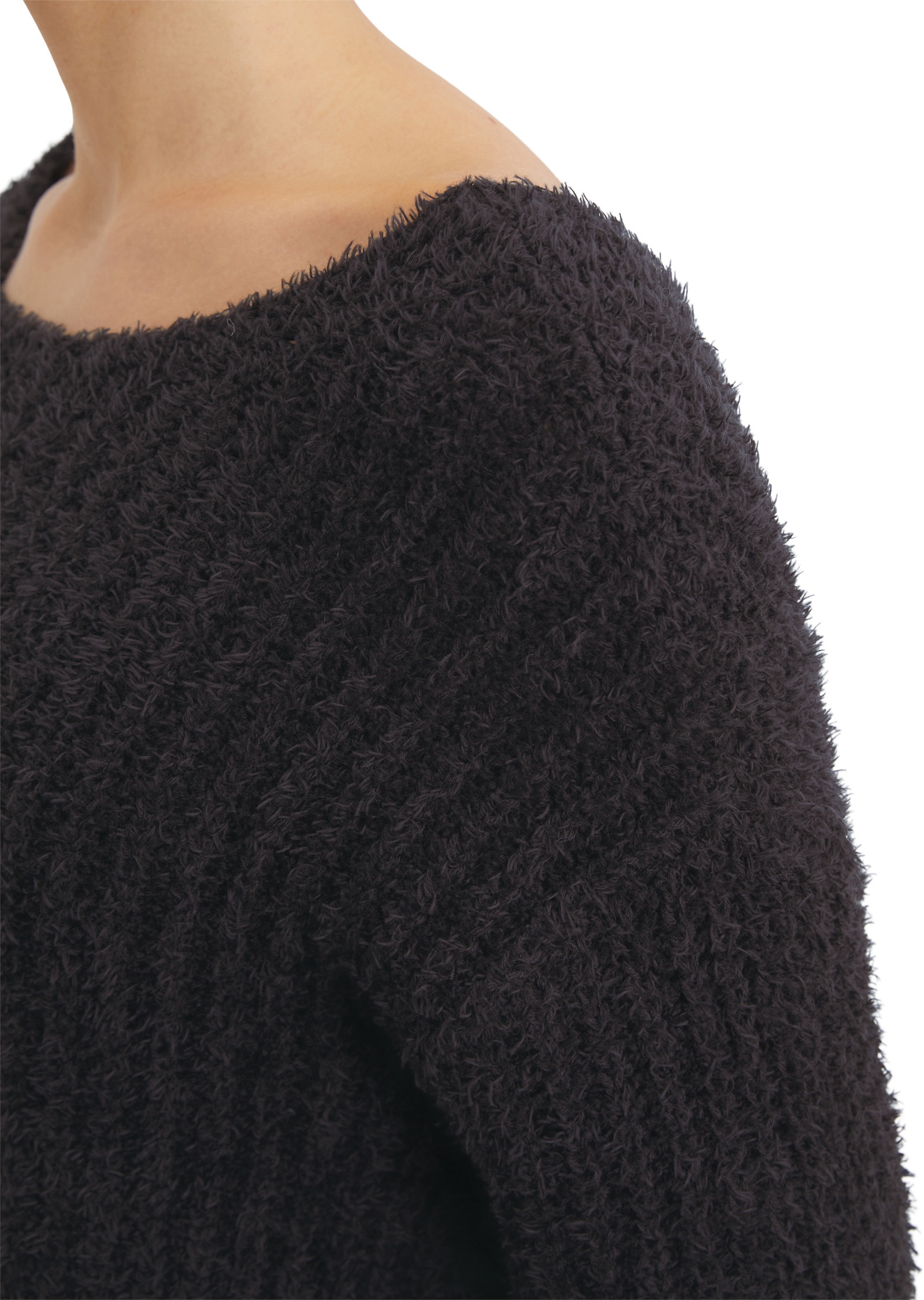 Marc O'Polo Strickpullover, mit abstehenden Garnfasern