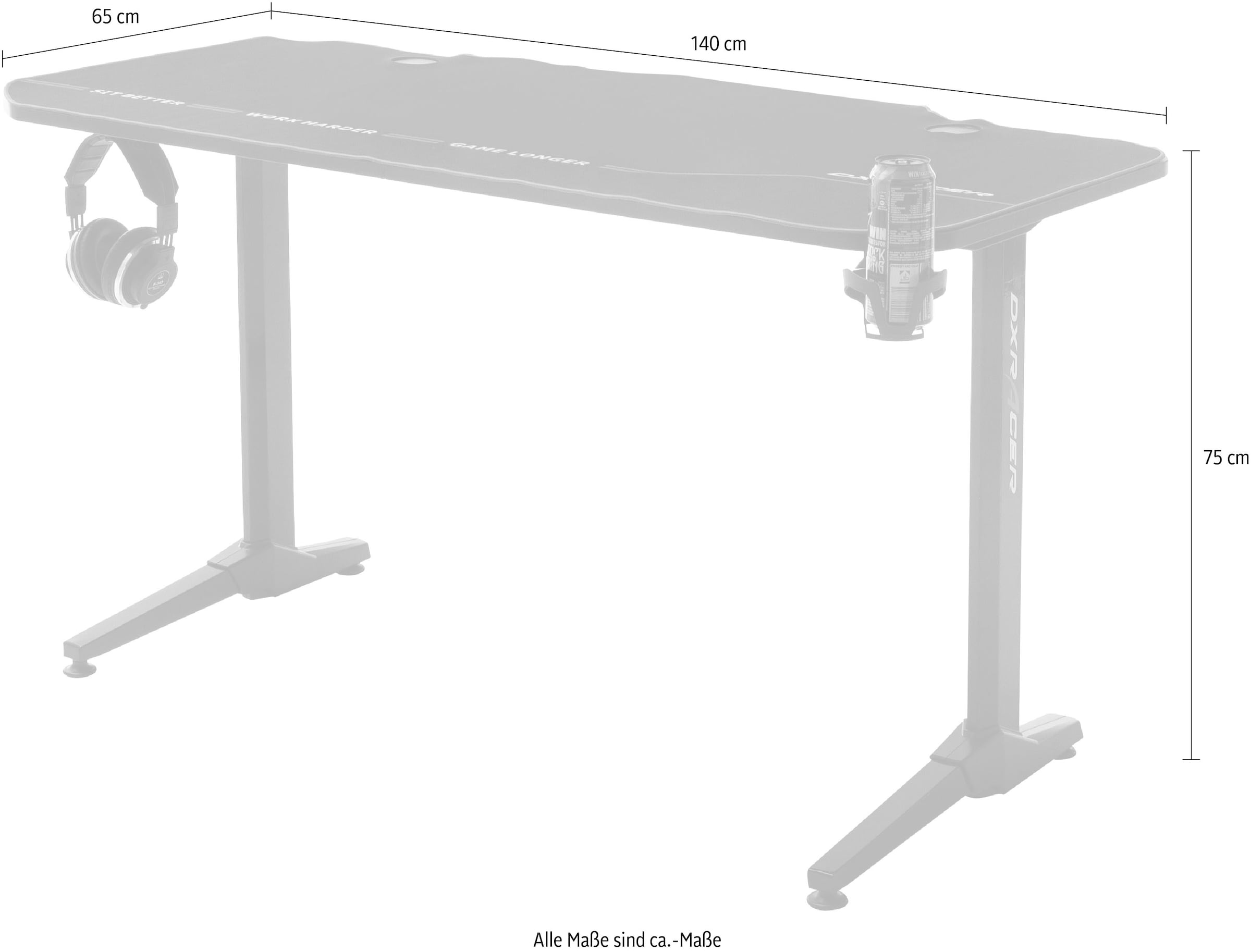 MCA furniture Gamingtisch »Gaming Tisch«