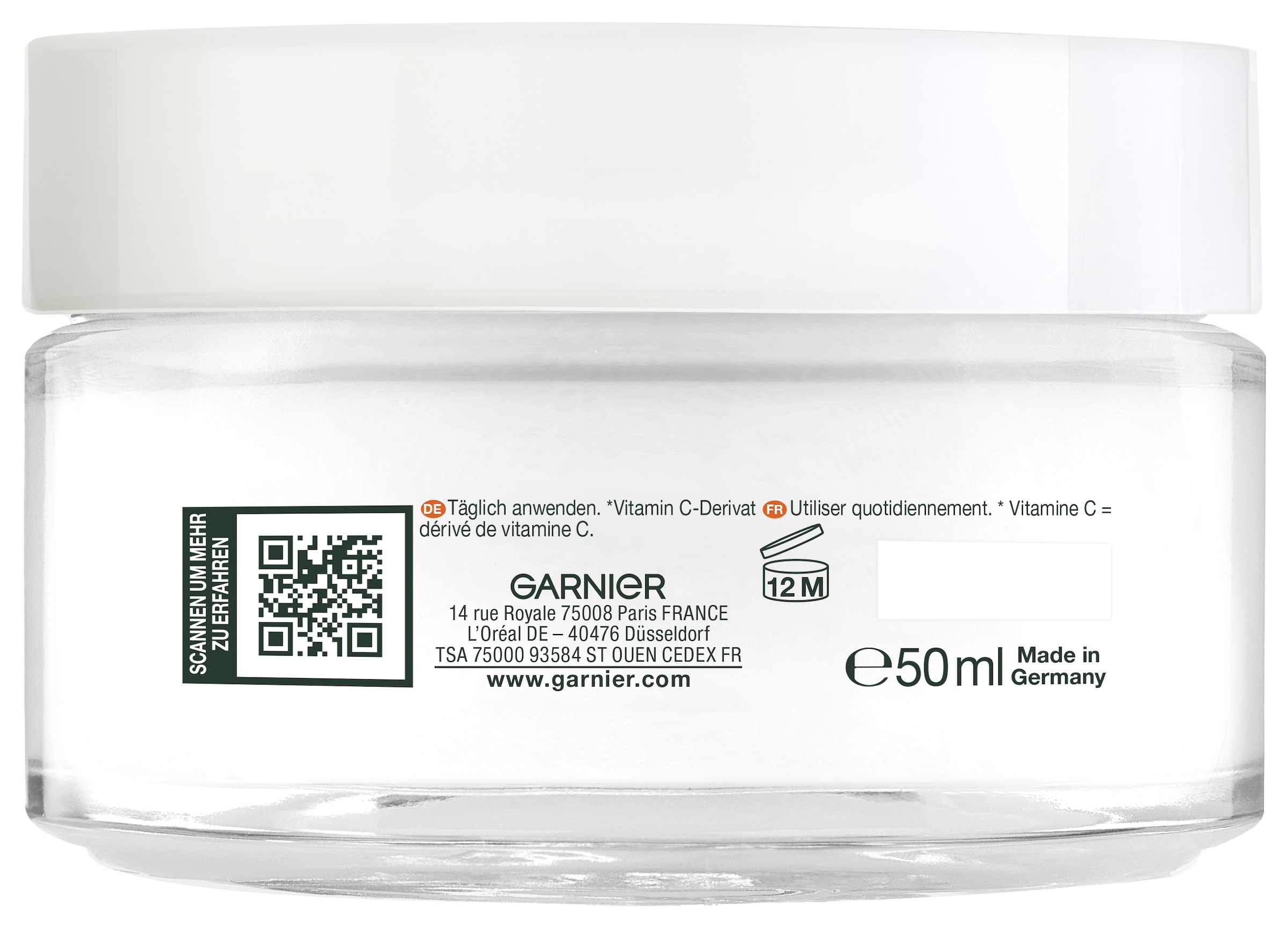 GARNIER Tagescreme »Bio Feuchtigkeitspflege Vitamin C« gegen unebenmäßige Haut, beugt dunkle Flecken vor